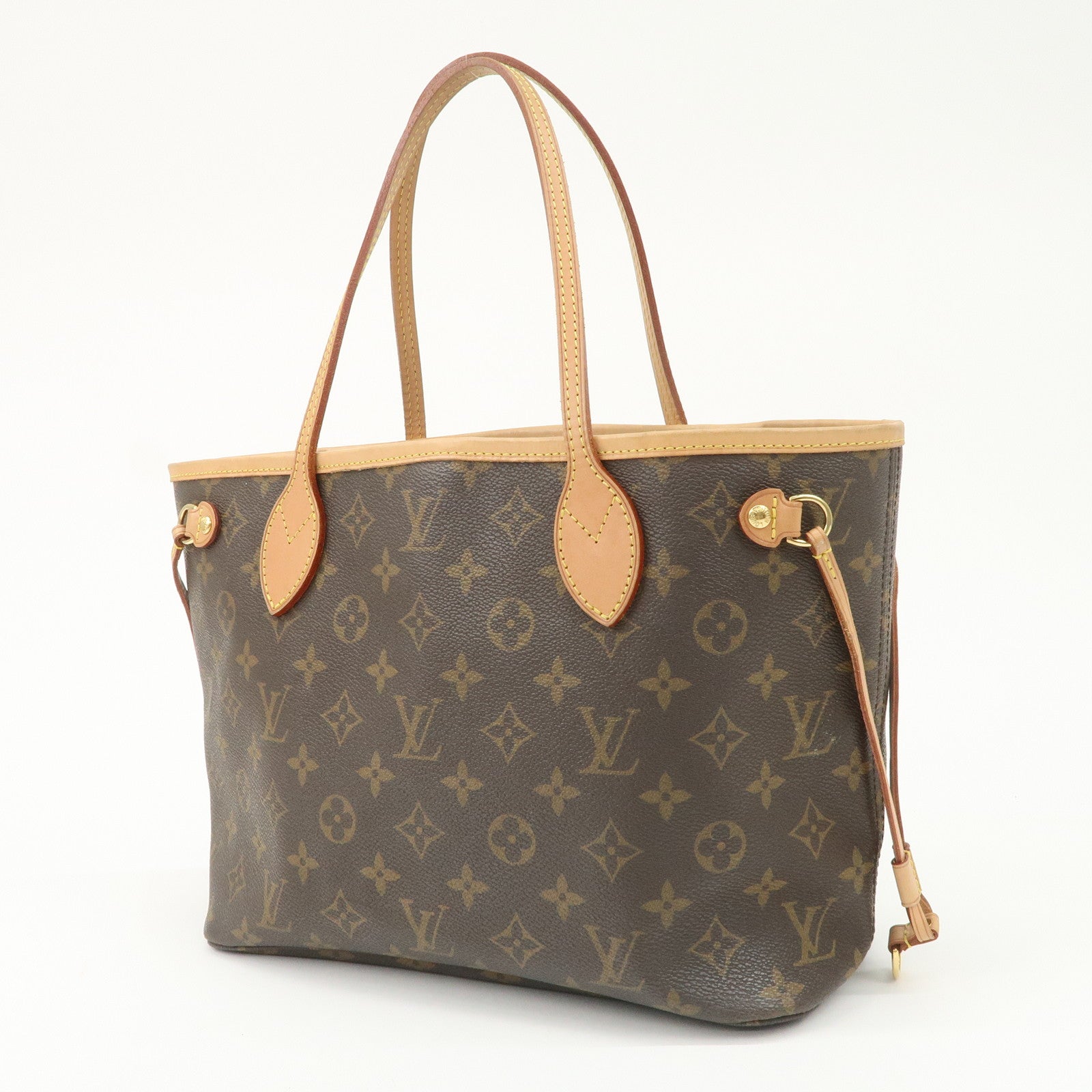 Louis Vuitton Monogram Neverfull PM Tote Bag Brown M40155