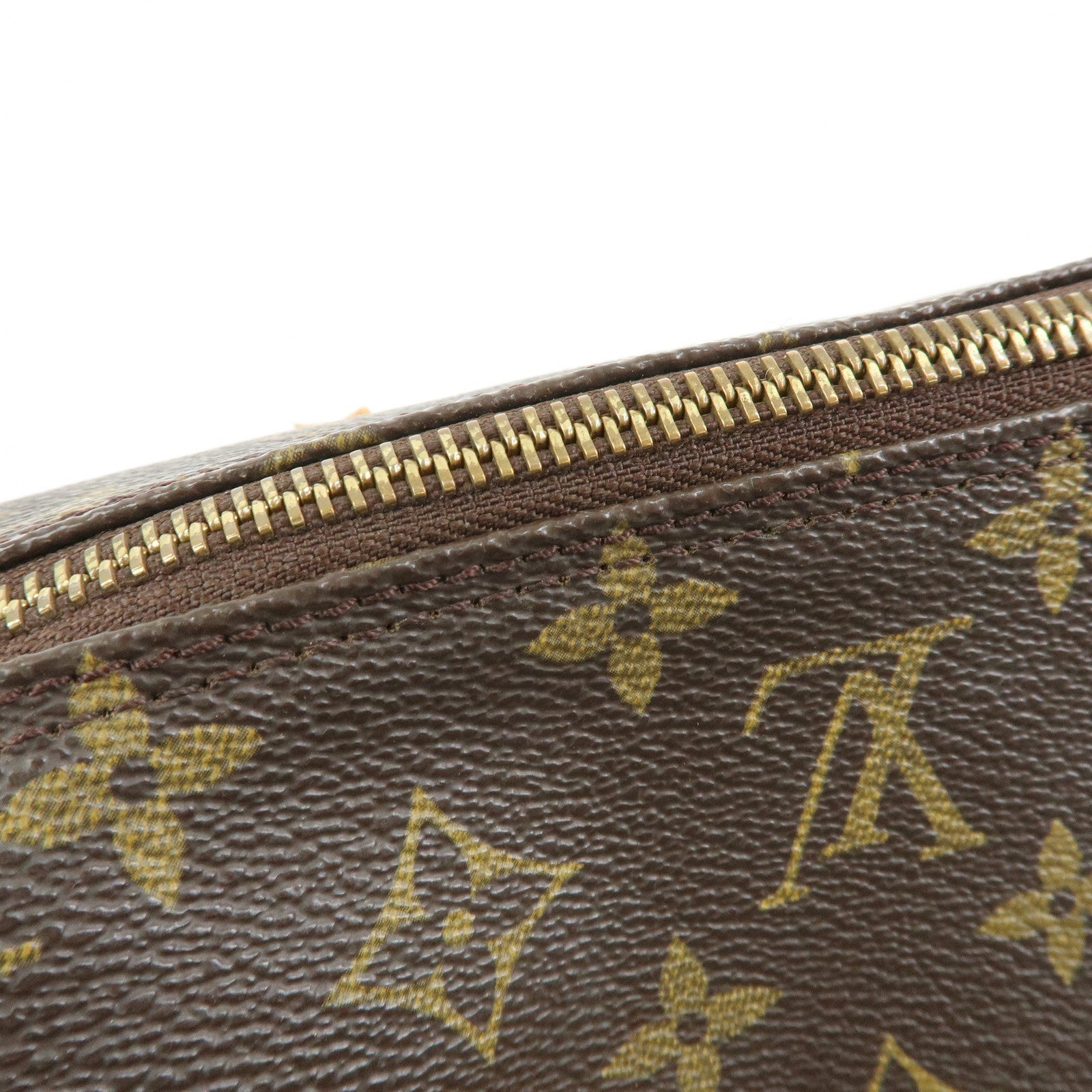 Louis Vuitton Monogram Papillon 30 Hand Bag Brown M51385