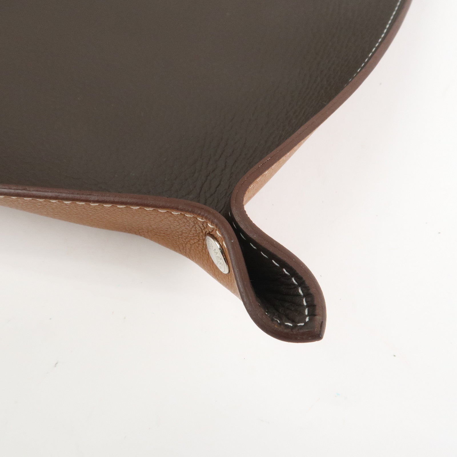 HERMES Mises et Relances Desk Taurillon Leather Mail Tray U Stamped