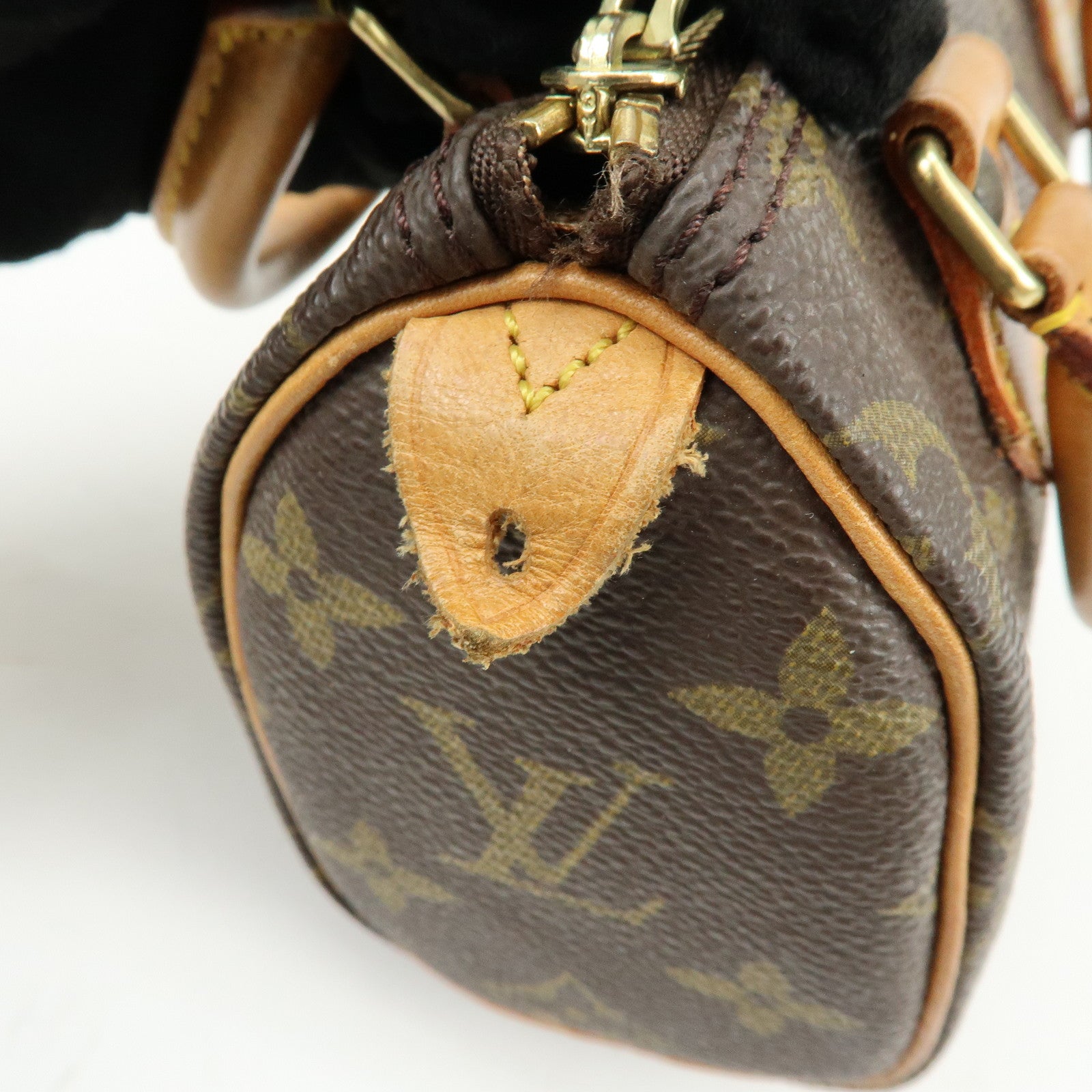 Louis Vuitton Monogram Mini Speedy Hand Bag Shoulder Bag M41534
