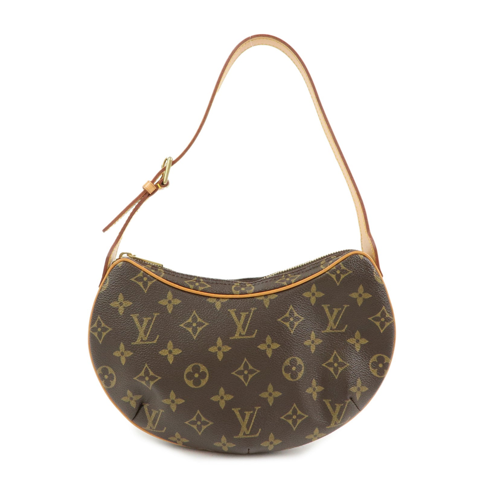 Louis Vuitton Monogram Pochette Croissant Shoulder Hand Bag M51510