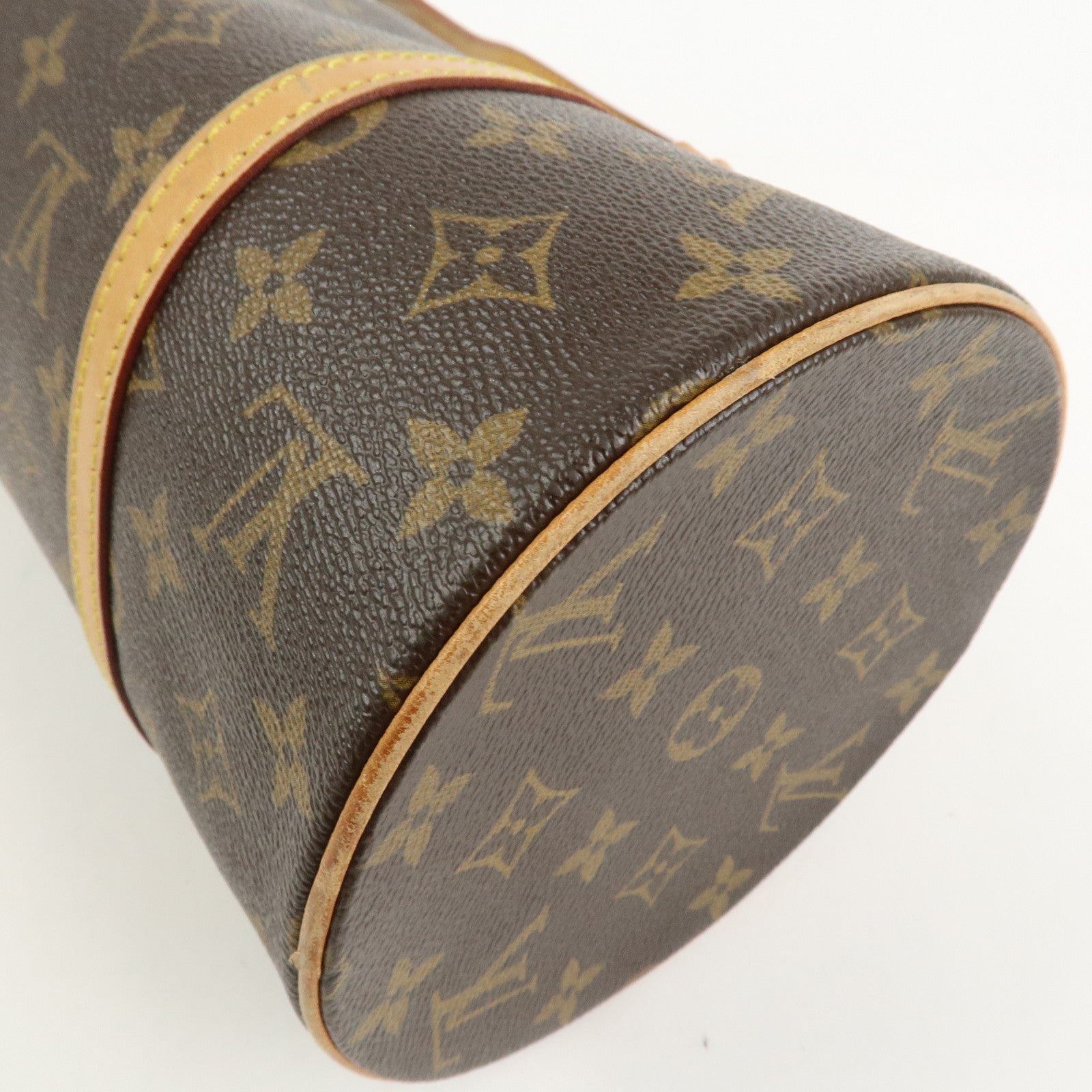 Louis Vuitton Monogram Papillon 30 Hand Bag Brown M51385