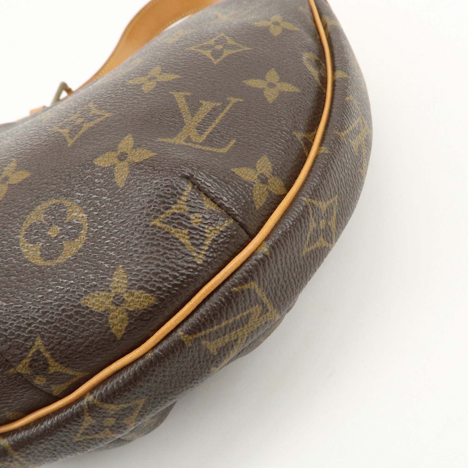Louis Vuitton Monogram Croissant MM Shoulder Bag Brown M51512