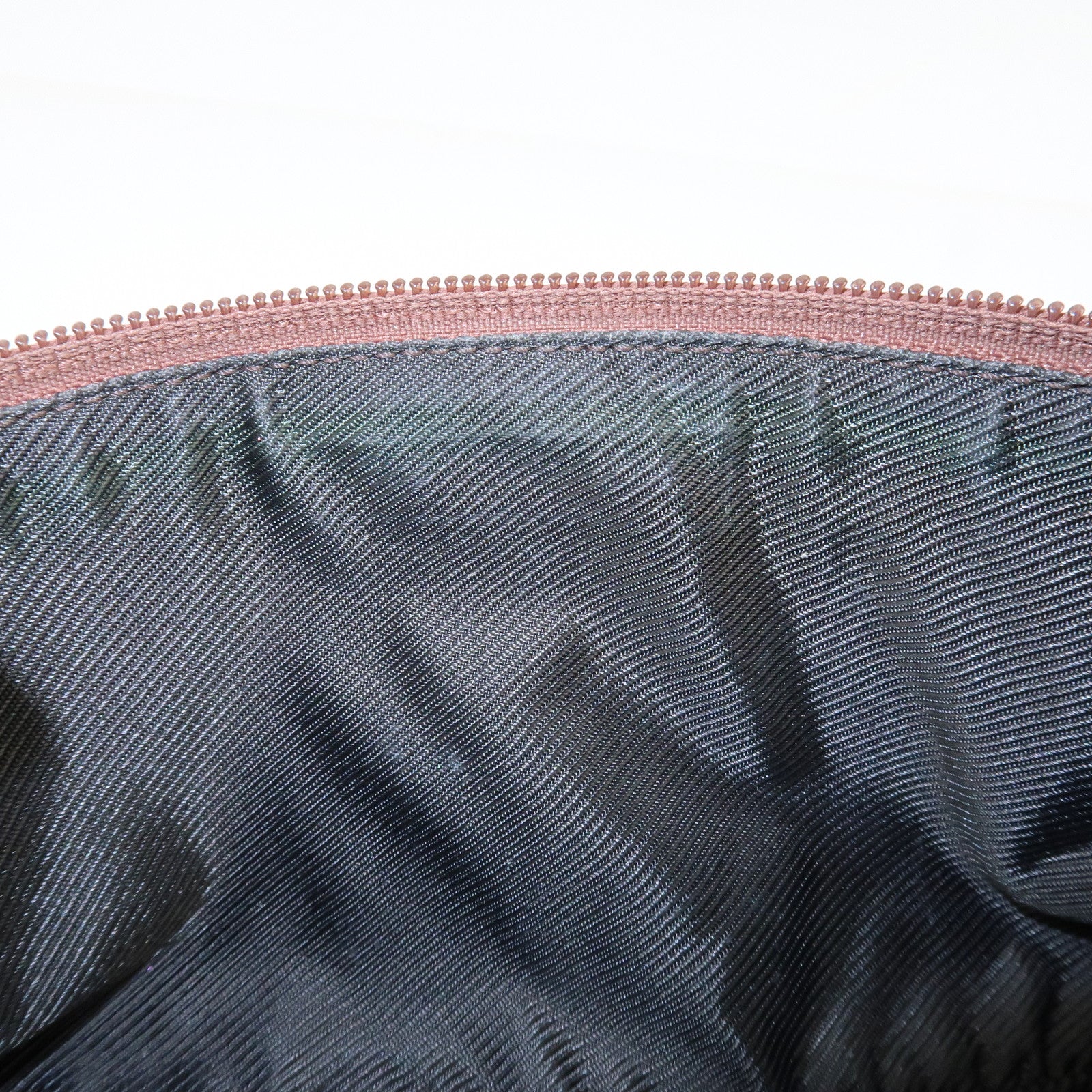 GUCCI GG Canvas Leather Bag Hand Bag Pouch Beige Brown 07198 Used