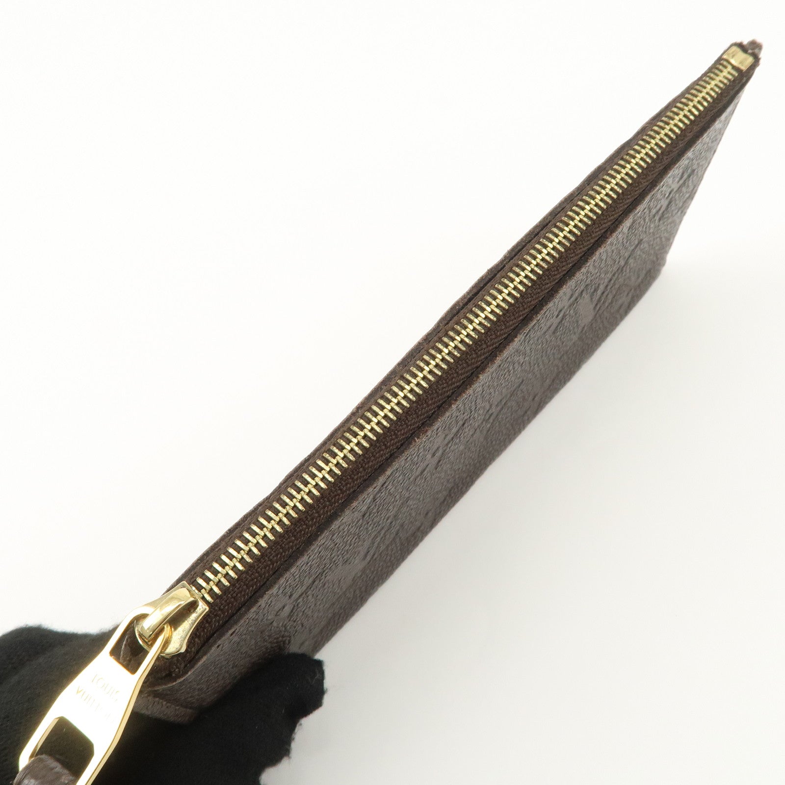 Louis Vuitton Empreinte Portefeuille Curieuse Pouch Brown M60300 Used