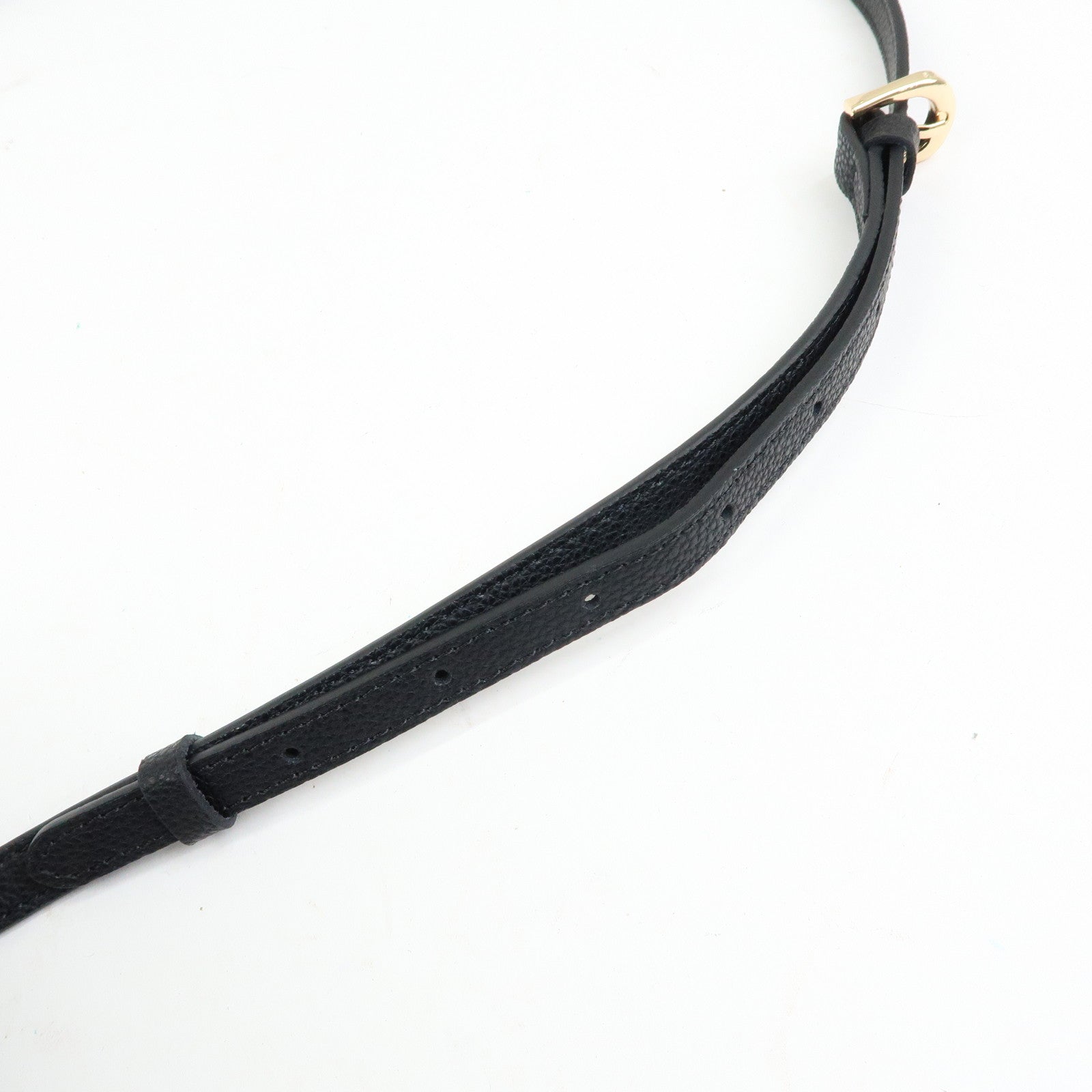 Cartier Must de Cartier Leather 2Way Bag Shoulder Hand Bag Black