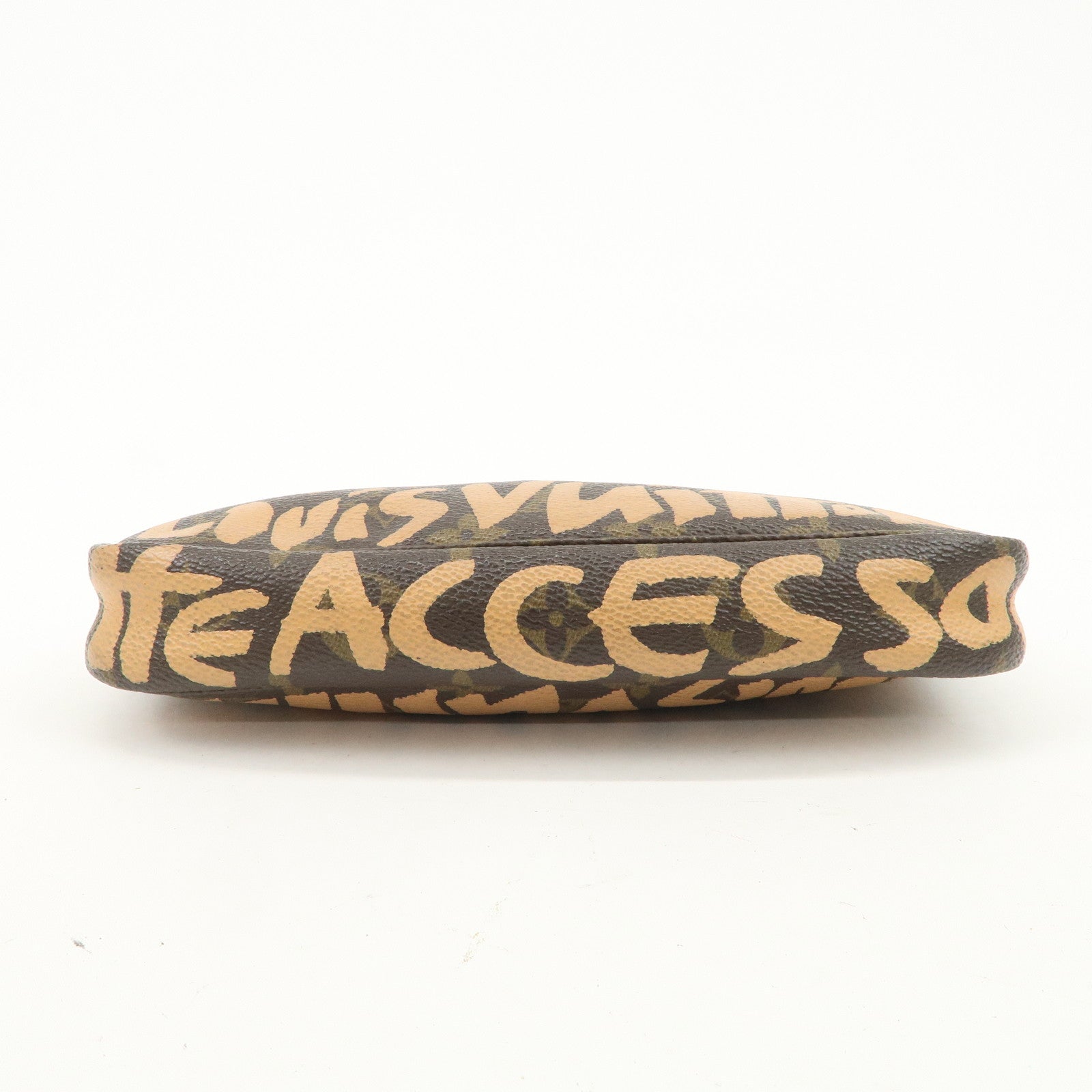 Louis Vuitton Monogram Graffiti Pochette Accessoires Peach M92193