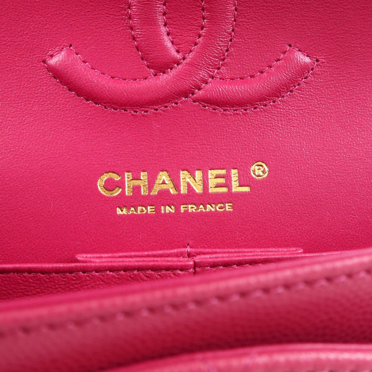 CHANEL Matelasse23 Double Flap Caviarskin Chain Shoulder Bag A01113