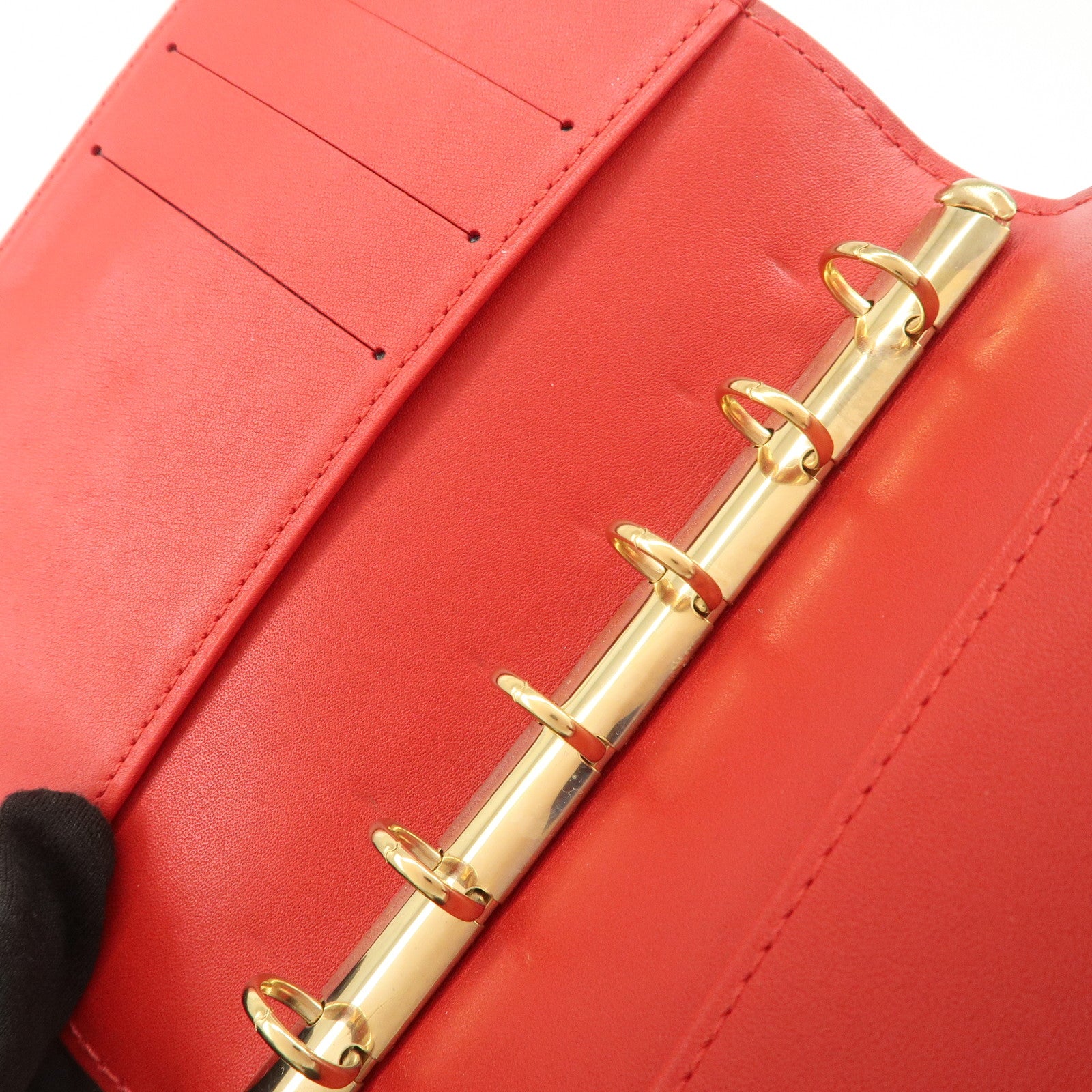 Louis Vuitton Monogram Vernis Agenda PM Pomme d'Amour R21016 Used