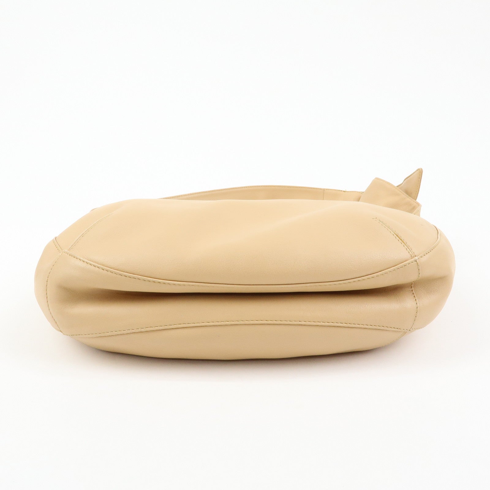 Cartier Trinity Leather Shoulder Bag Hand Bag Beige
