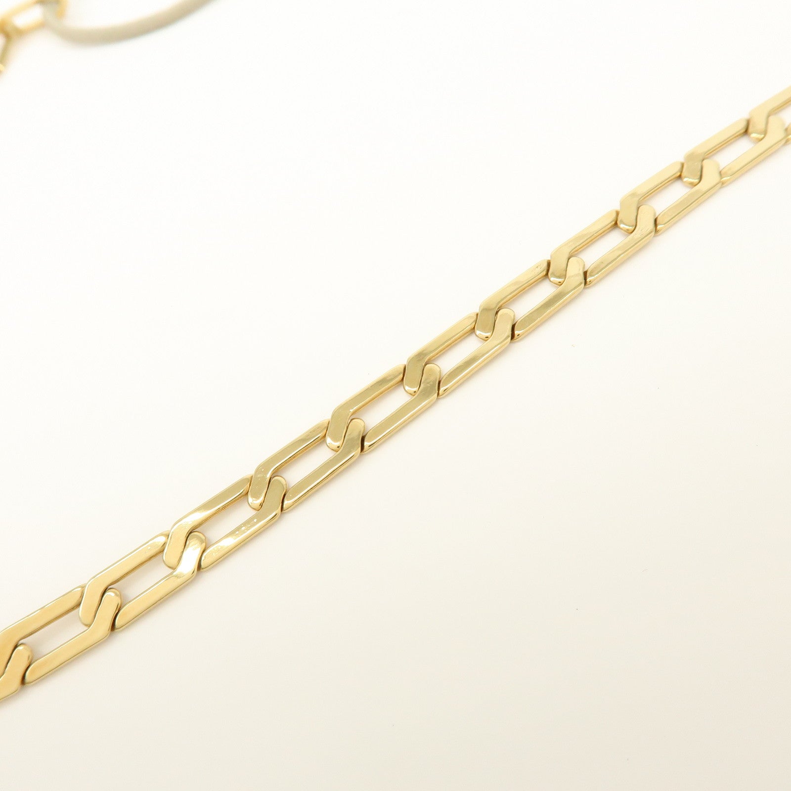 Louis Vuitton Monogram Metal Chain Head Band Hair Accessory Gold