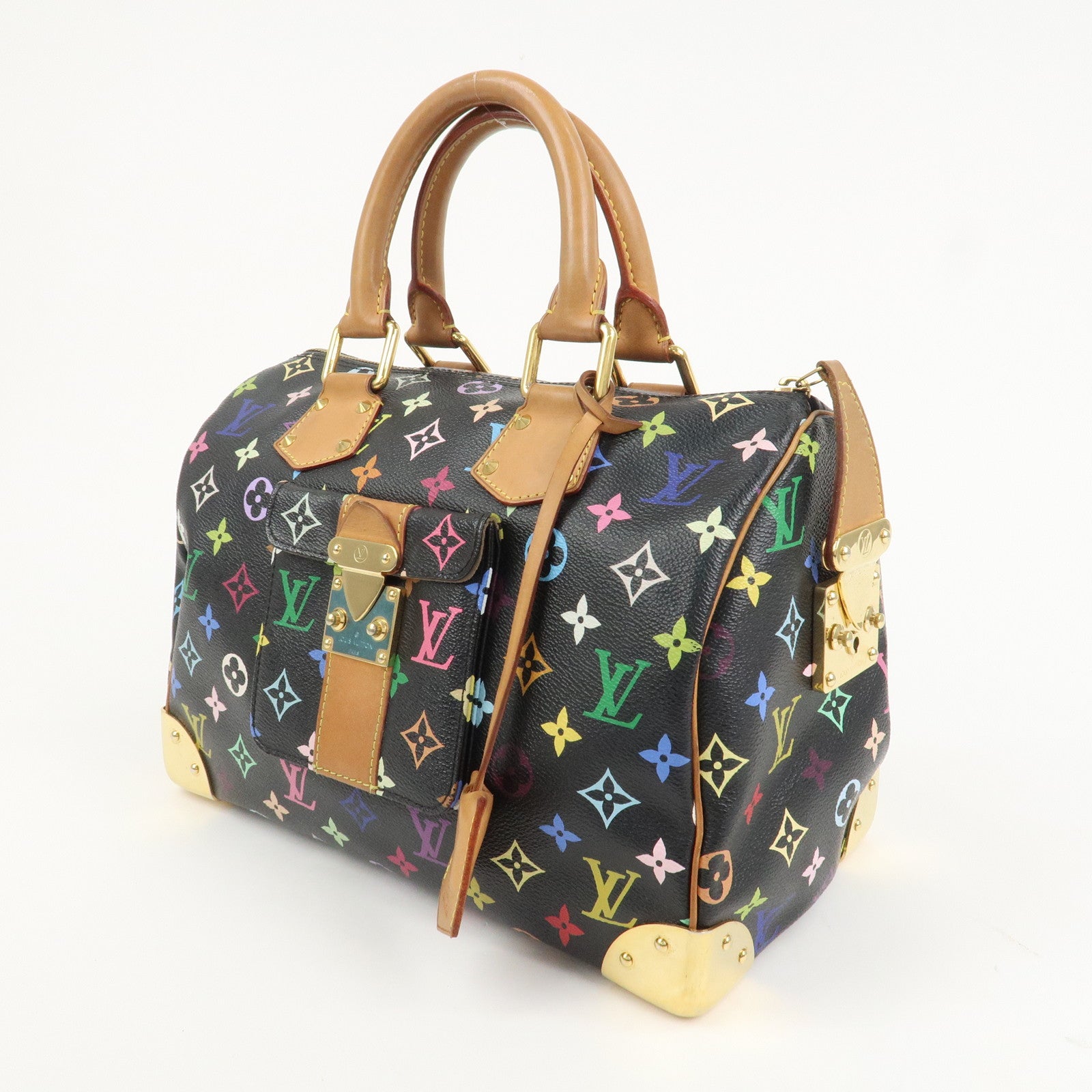 Louis Vuitton Monogram Multicolor Speedy 30 Hand Bag M92642