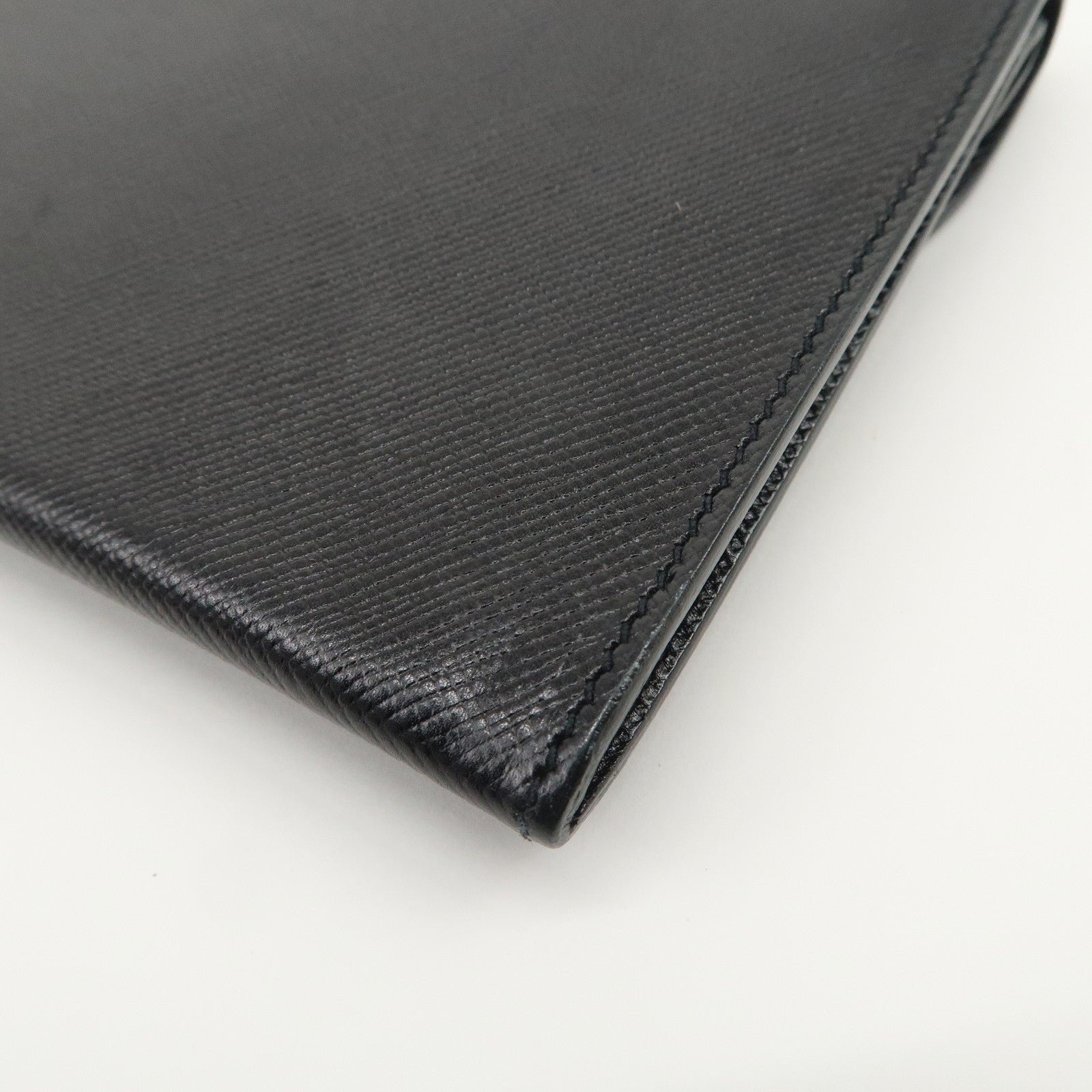 GUCCI Horsebit Leather Long Wallet Black Gold 030.001.0793