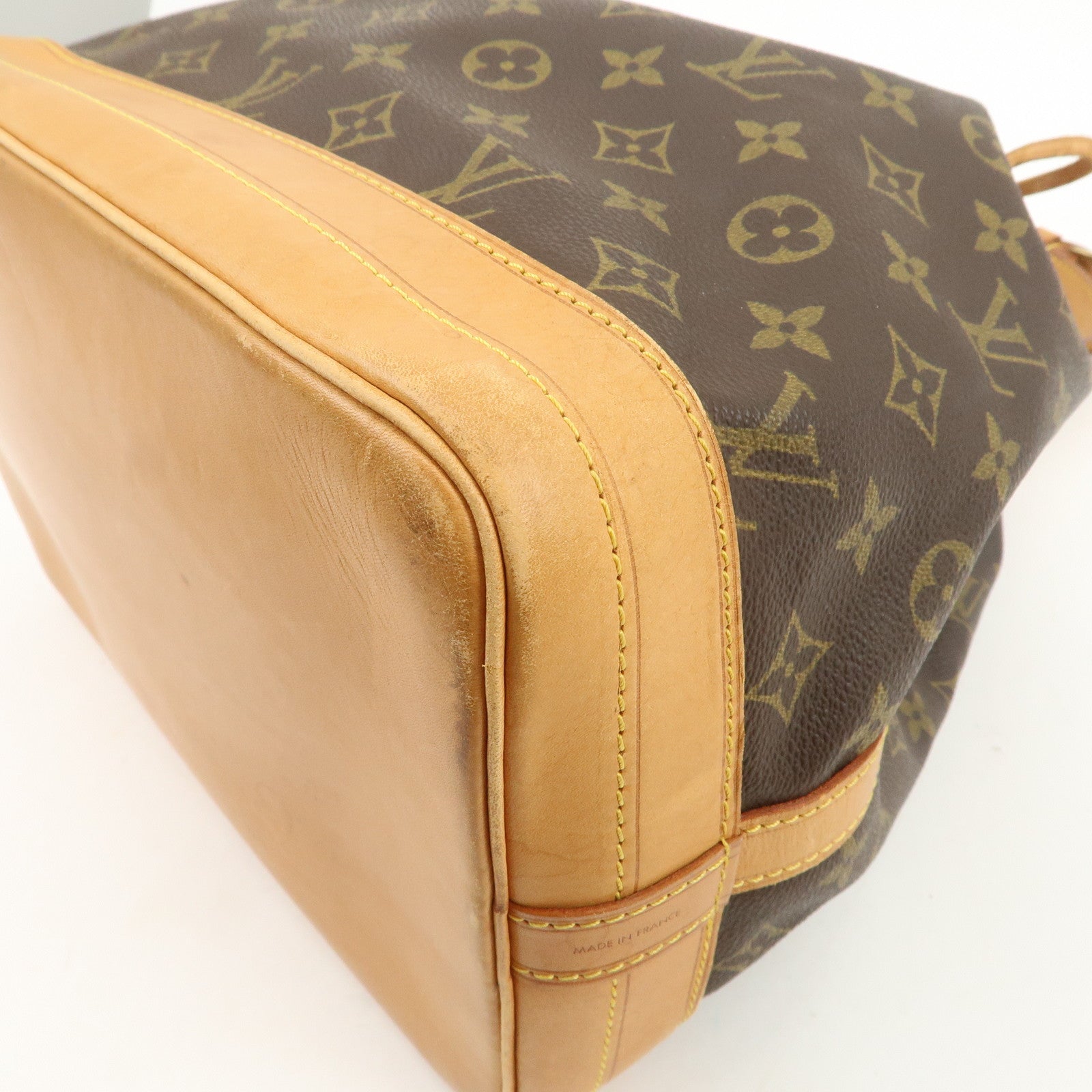 Louis Vuitton Monogram Noe Shoulder Bag Hand Bag Brown M42224