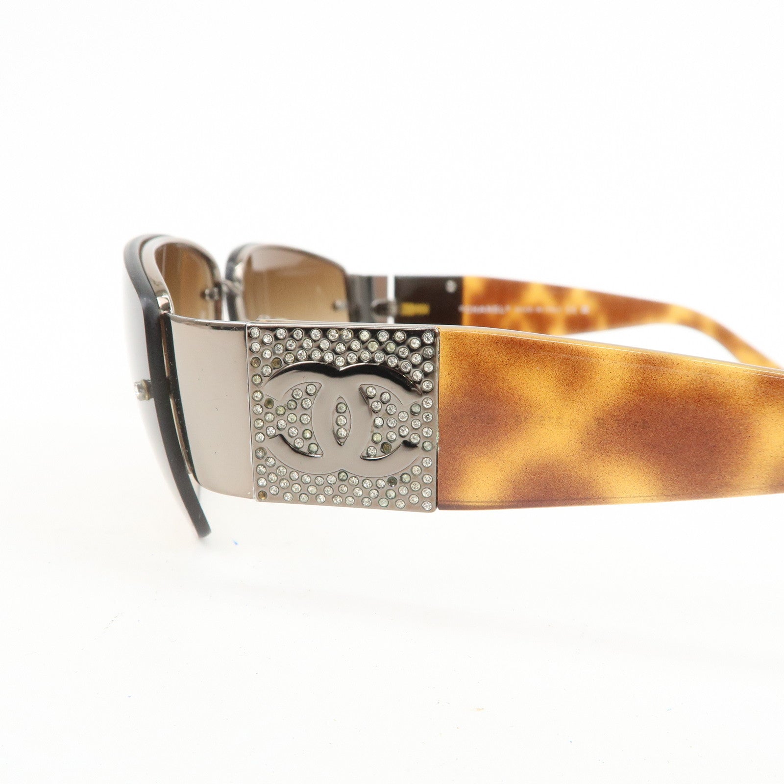 CHANEL Plastic Sunglasses 4117-B c.275/13 62□16 125 Brown
