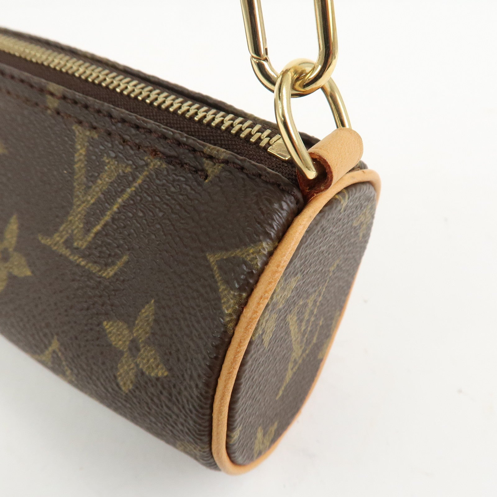 Louis Vuitton Monogram Mini Pouch for Papillon Bag Brown