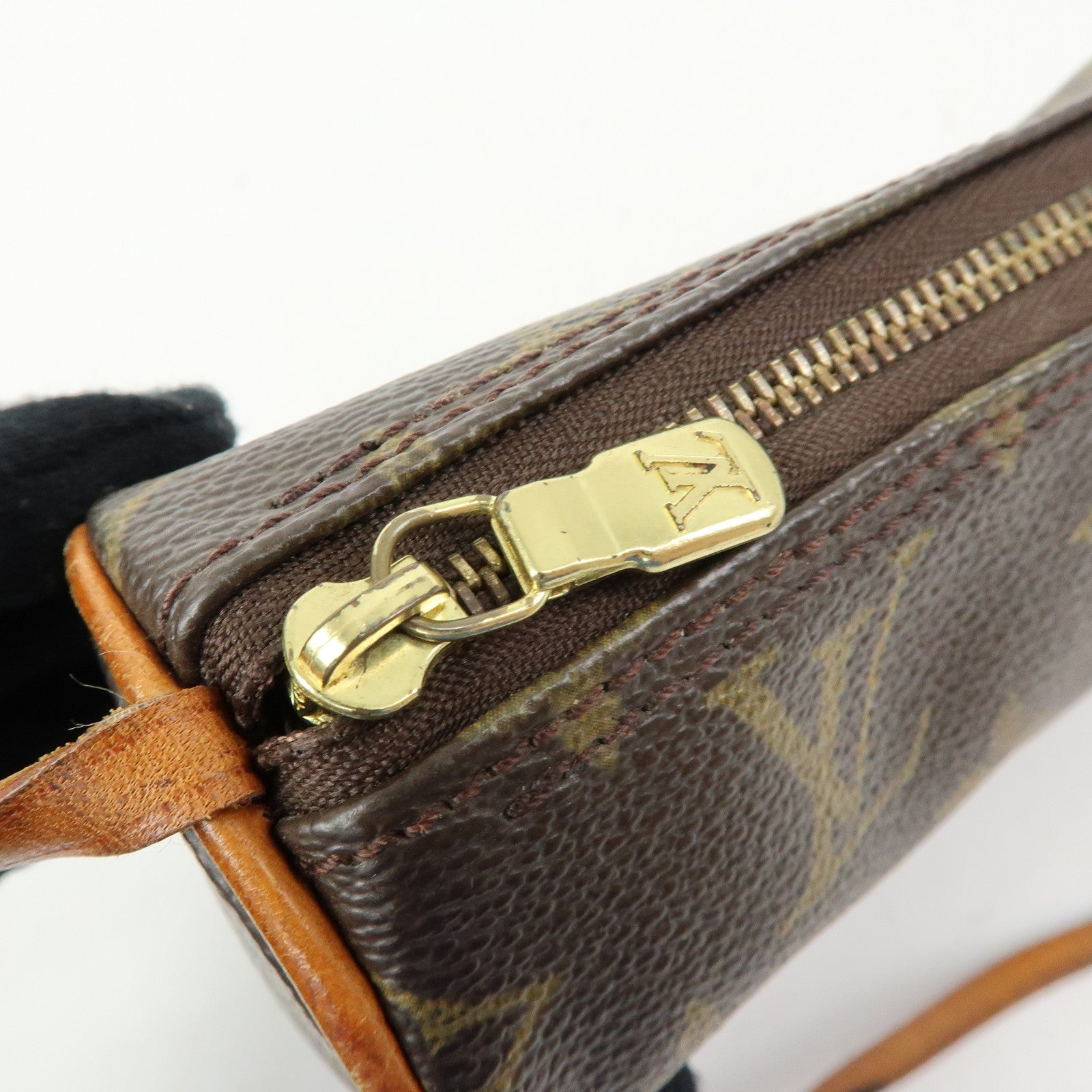 Louis Vuitton Monogram Mini Pouch for Papillon Bag Brown