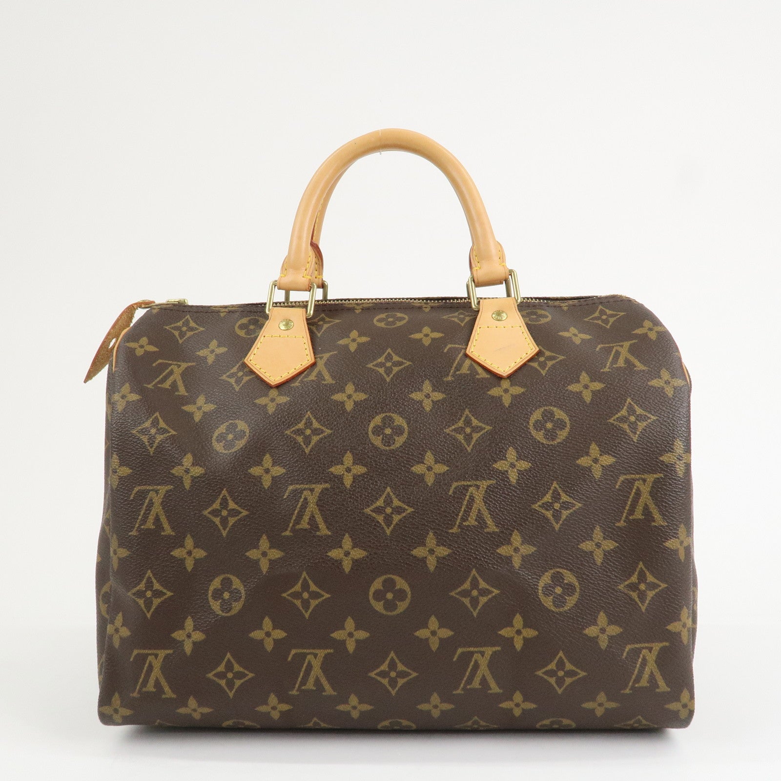 Louis Vuitton Monogram Canvas Speedy 30 Hand Bag Brown M41526