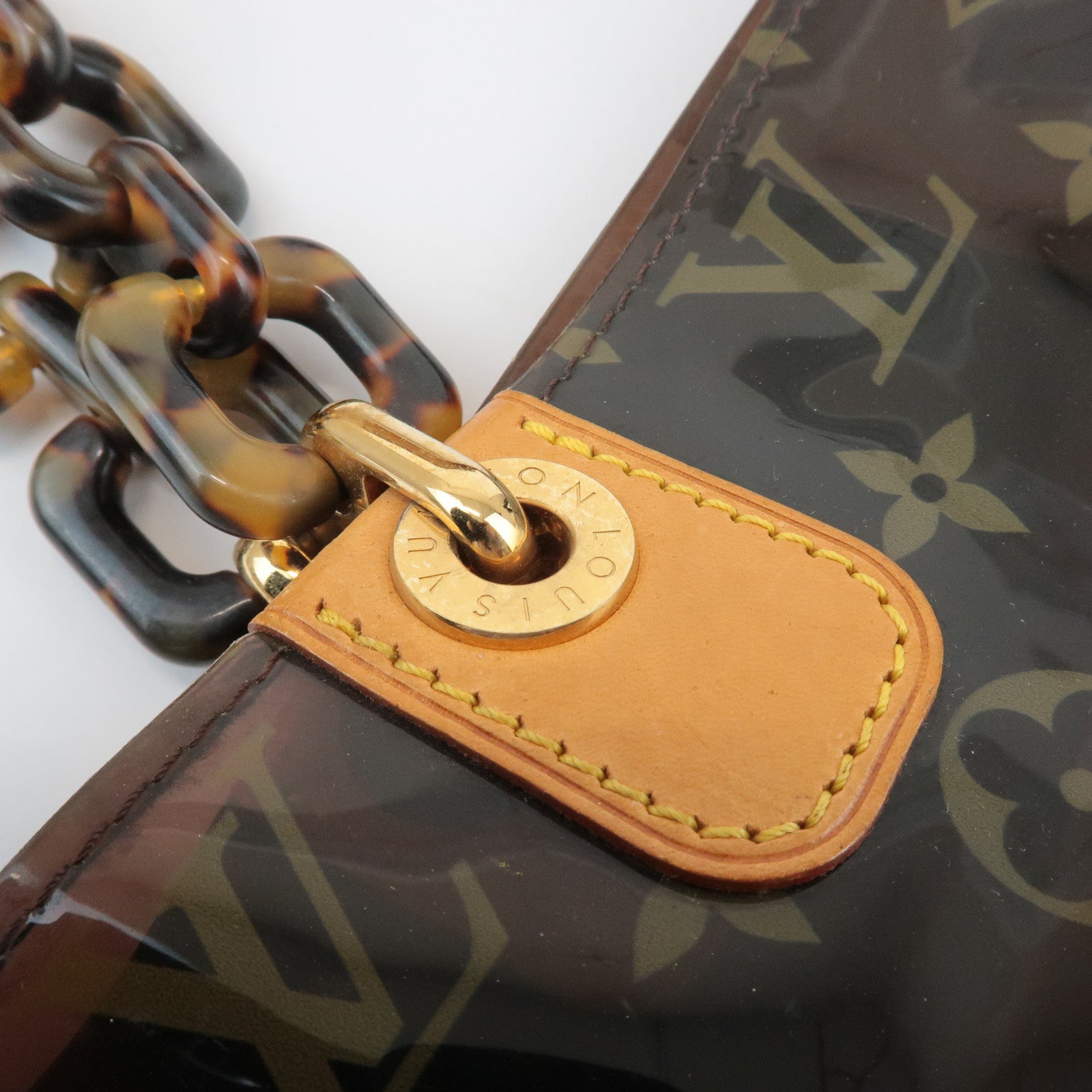 Louis Vuitton Monogram Vinyl Cabas Ambre MM Tote Bag M92501 Used