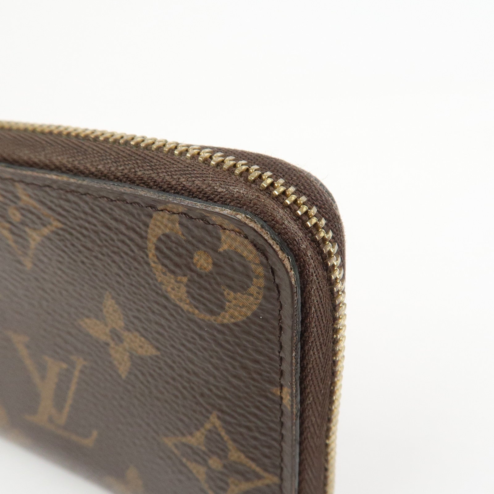 Louis Vuitton Monogram Canvas Zippy Coin Purse Wallet Brown M60067