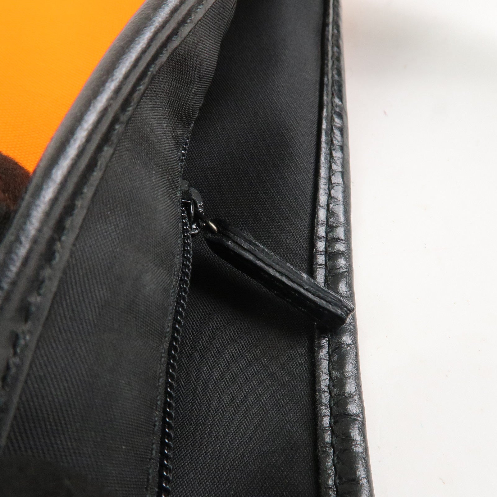 GUCCI Jackie Canvas Leather Shoulder Bag Hand Bag Black 001・3306