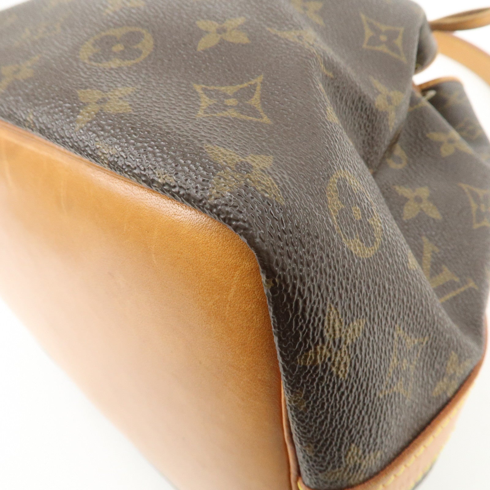 Louis Vuitton Monogram Petit Noe Shoulder Bag Brown M42226