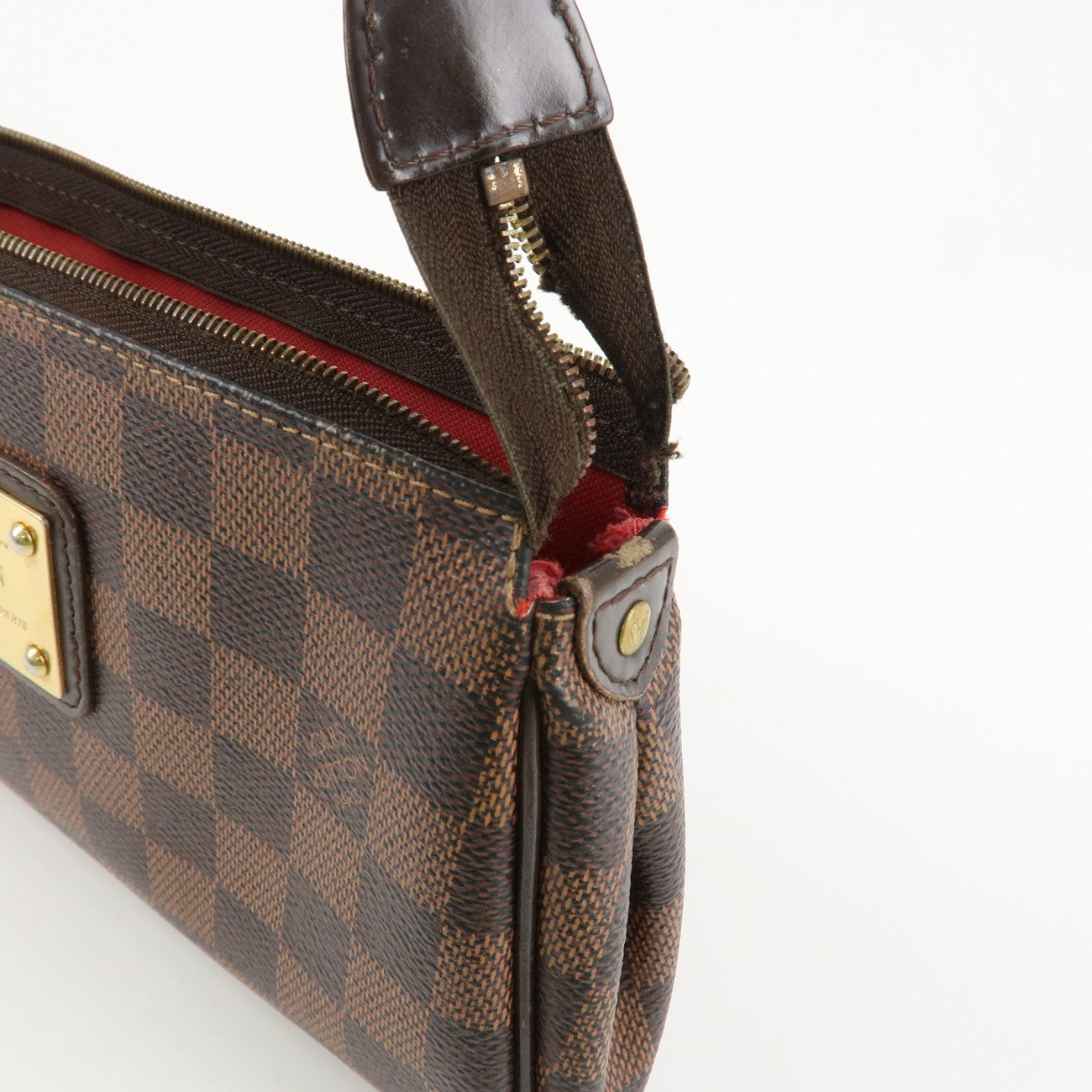 Louis Vuitton Damier Eva 2Way Hand Shoulder Bag Damier Ebene N55213 Used