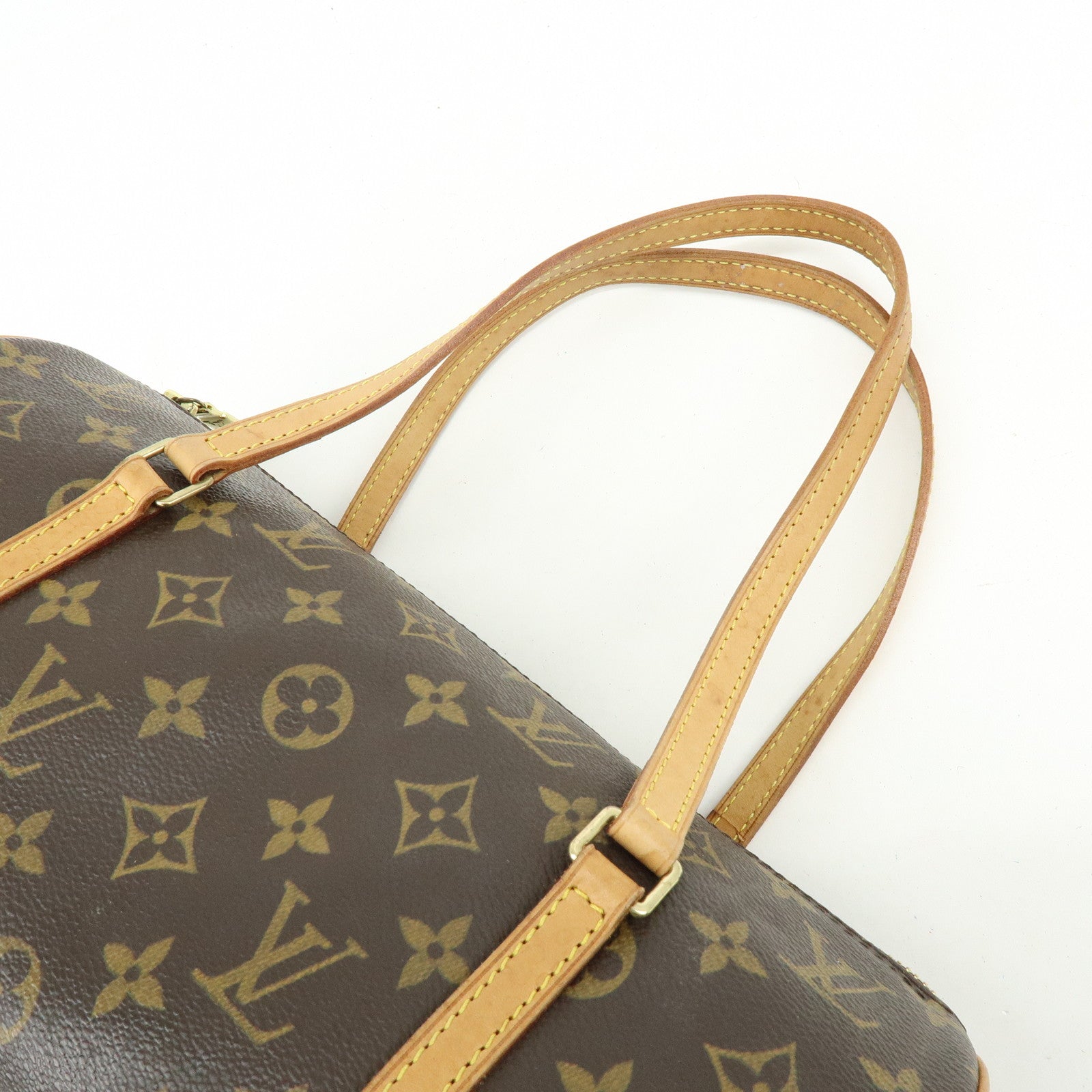 Louis Vuitton Monogram Papillon 30 Hand Bag Brown M51385