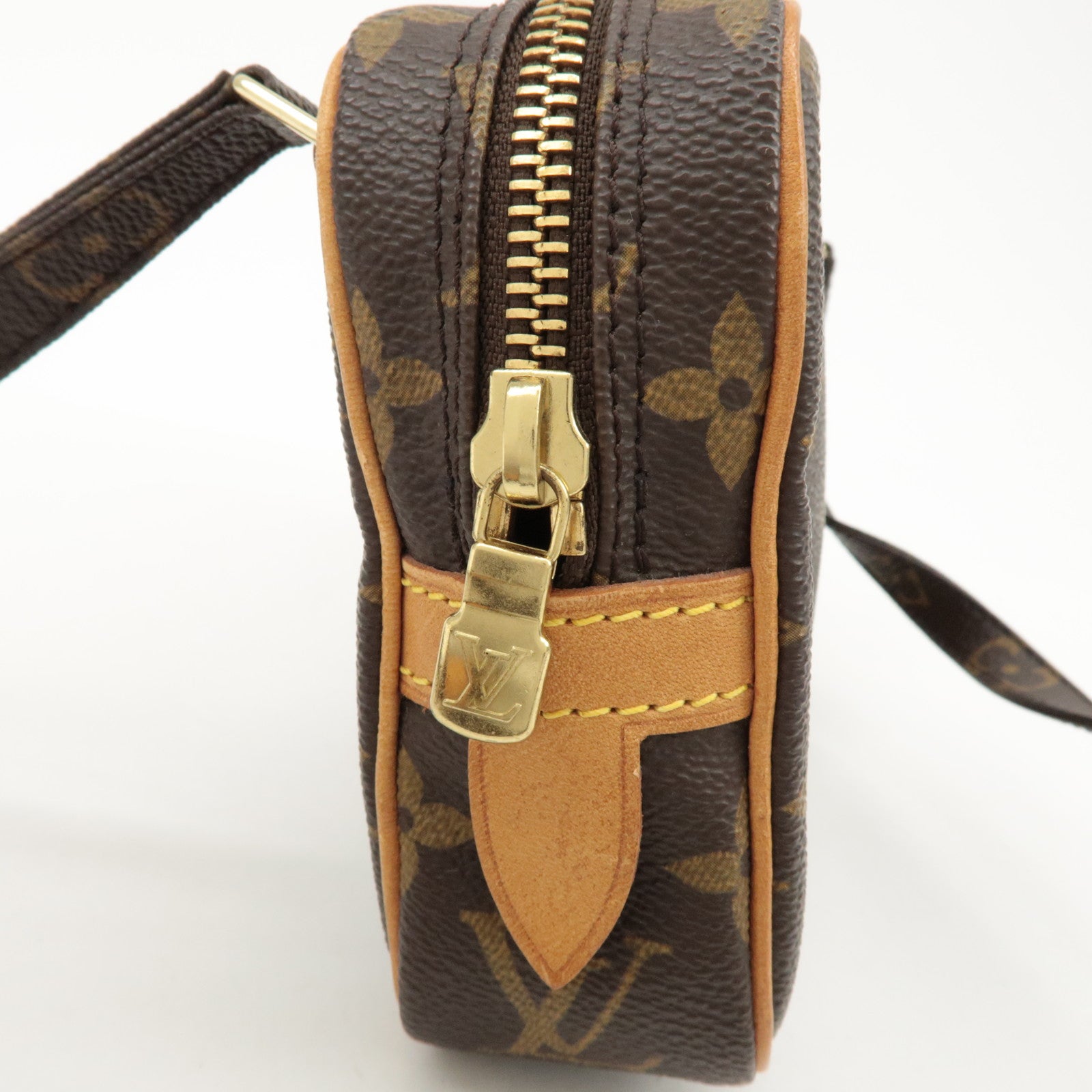 Louis Vuitton Monogram Pochette Marly Bandouliere Bag Brown M51828 Used