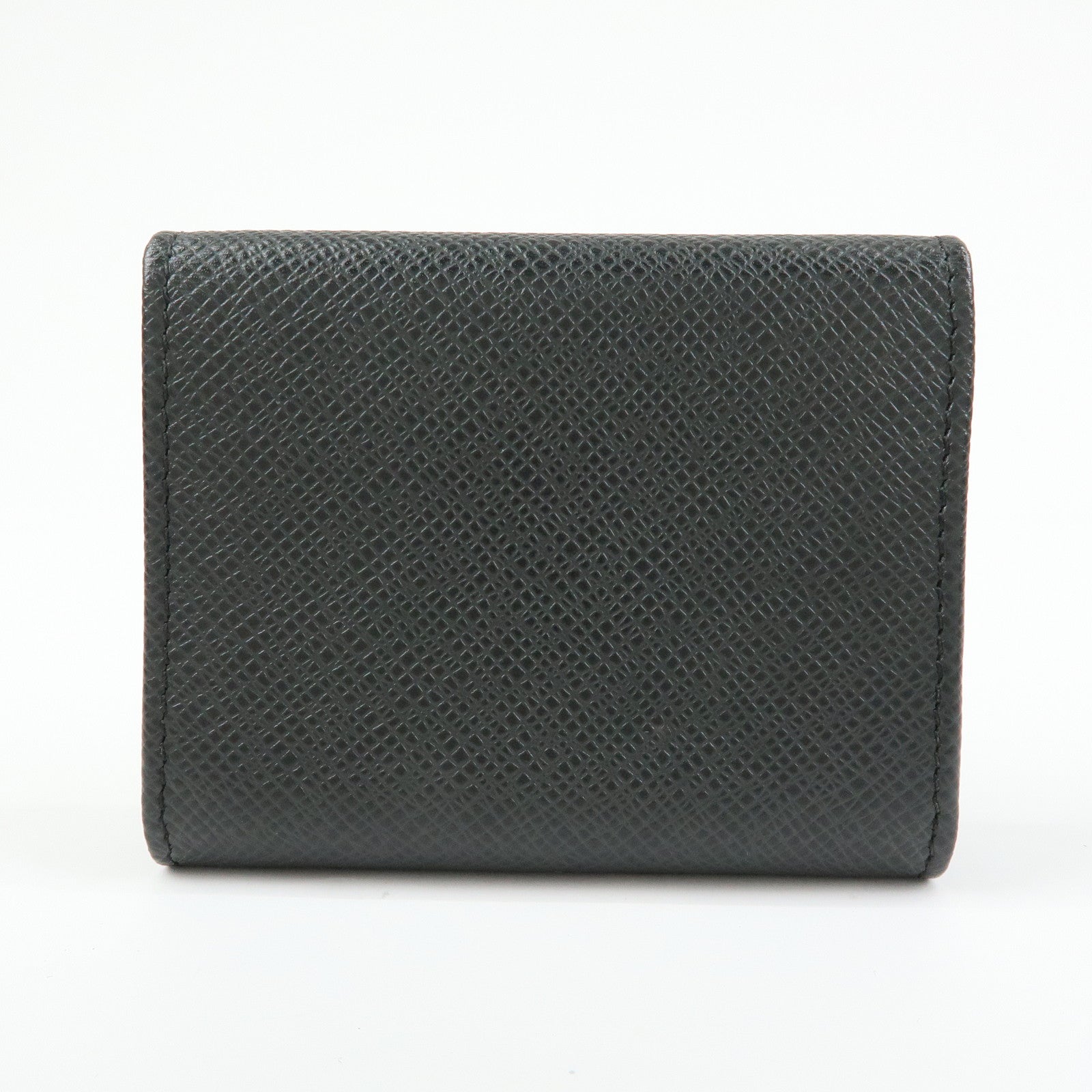 Louis Vuitton Taiga Porte Monnaie Sergei Coin Case Black M32562