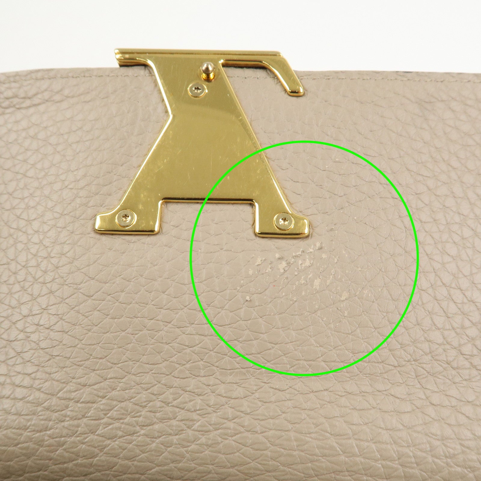 Louis Vuitton Capucines Taurillon Leather Long Wallet Galet M61249