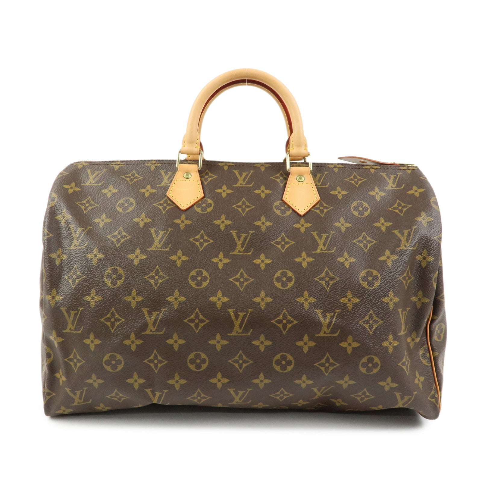 Louis Vuitton Monogram Speedy 40 Hand Bag Boston Bag Brown M41522