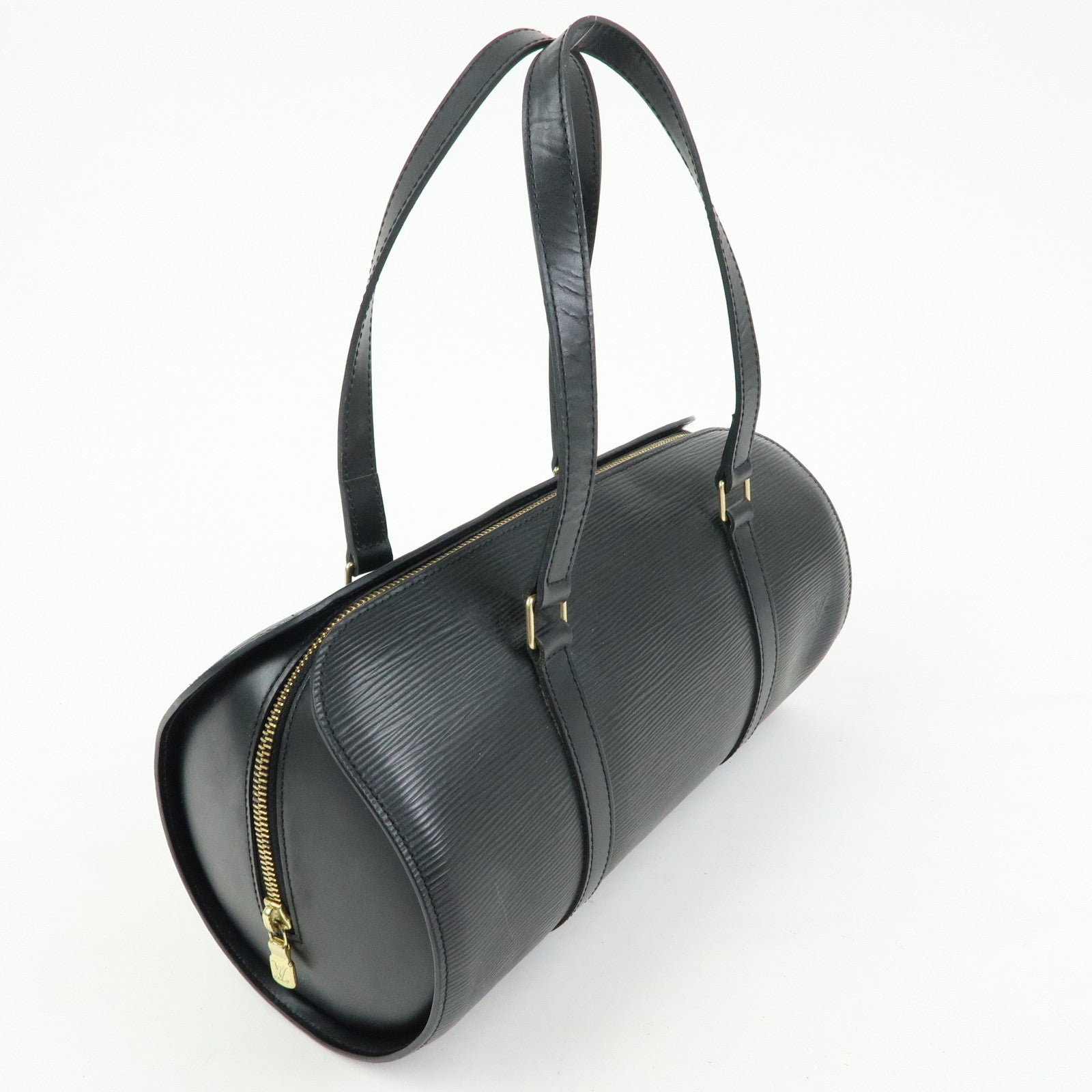 Louis Vuitton Epi Soufflot Leather Shoulder Hand Bag Noir M52222