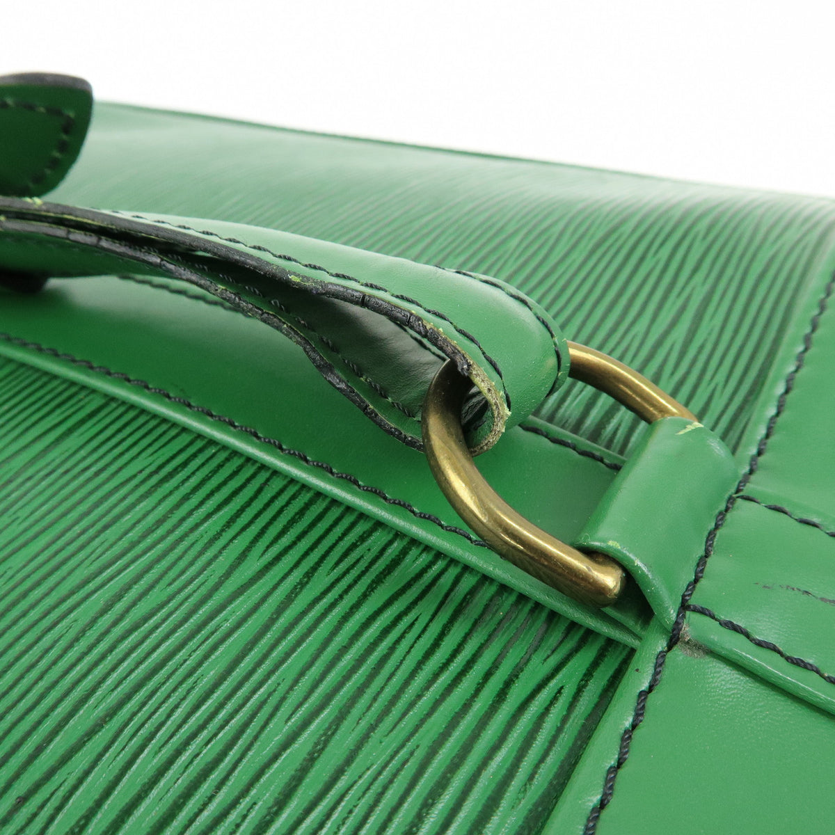 Louis Vuitton Epi Leather Randonnee GM Shoulder Bag Green M43084