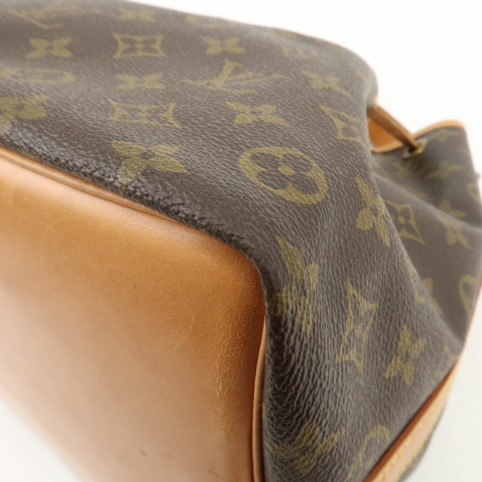 Louis Vuitton Monogram Petit Noe Shoulder Bag Brown M42226