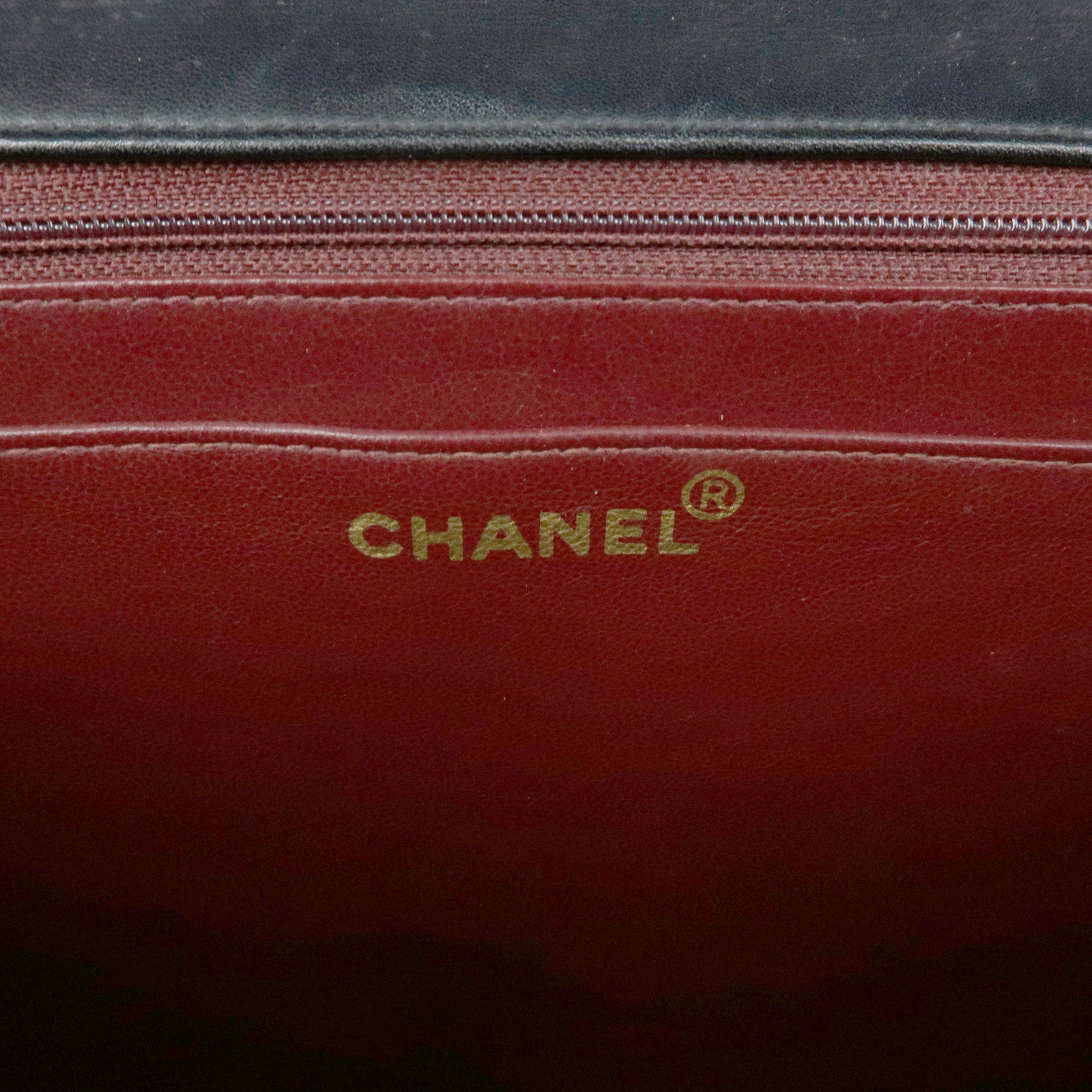 CHANEL Matelasse COCO Mark Chain Lamb Skin Shoulder Bag A01094