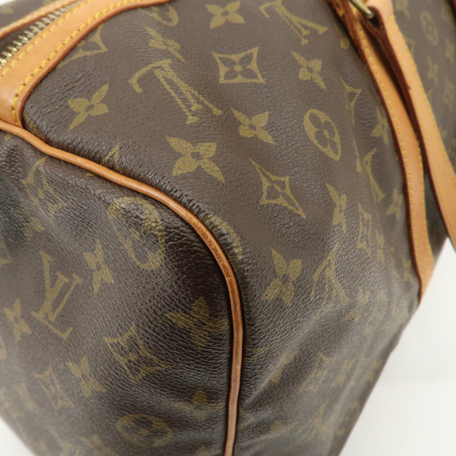 Louis Vuitton Monogram Sac Souple 45 Boston Bag Brown M41624