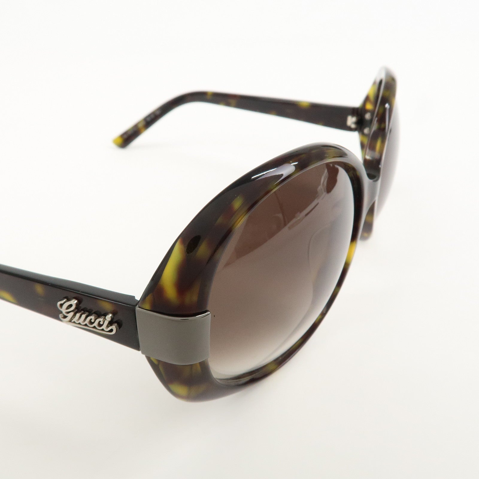 GUCCI Plastic Tortoiseshell Sunglasses 086JS 58□17 130 GG3112FS