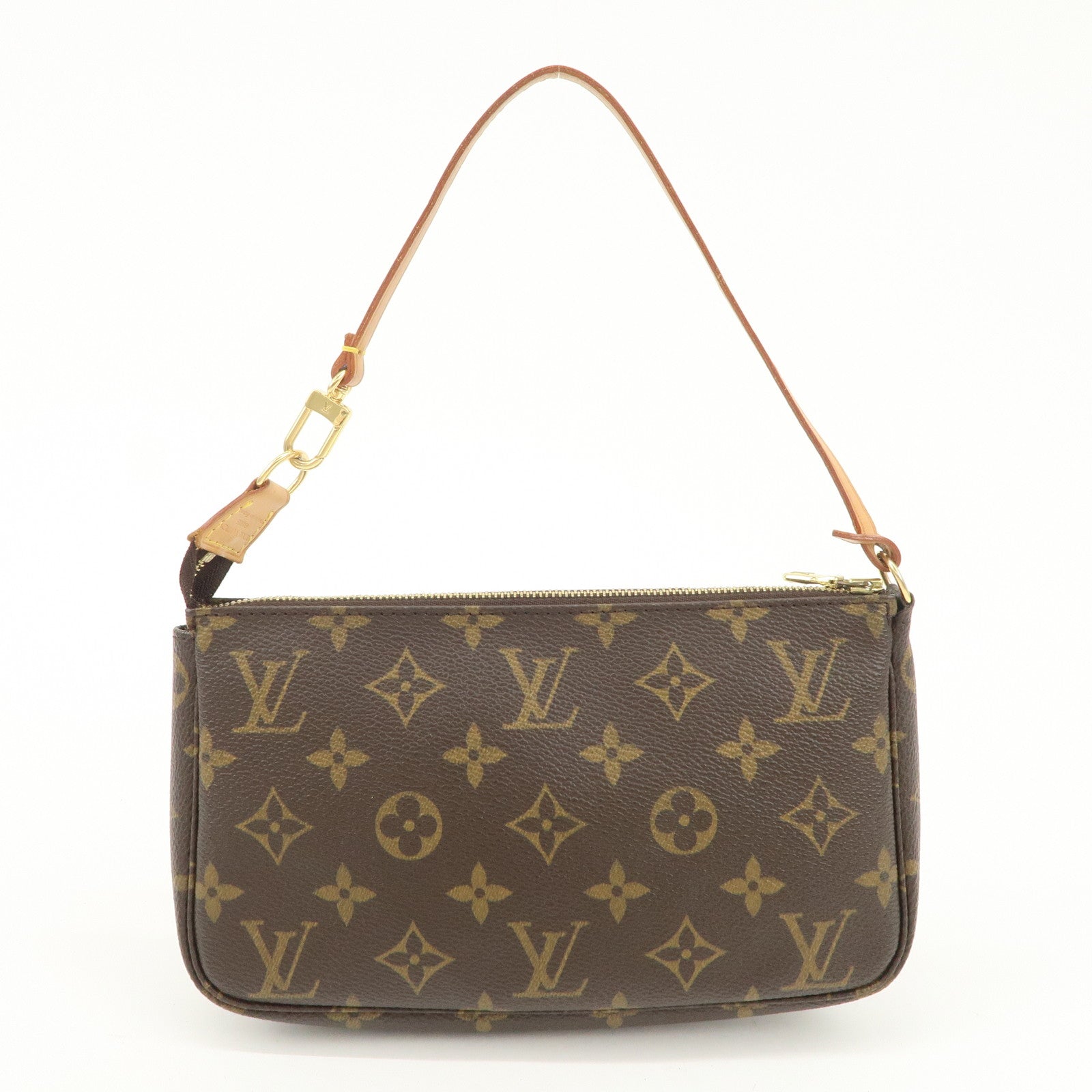 Louis Vuitton Monogram Pochette Accessoires Hand Bag Pouch M51980 Used