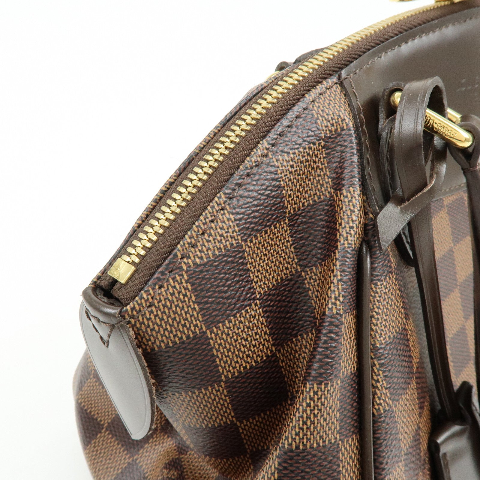 Louis Vuitton Damier Ebene Verona PM Hand Bag Brown
