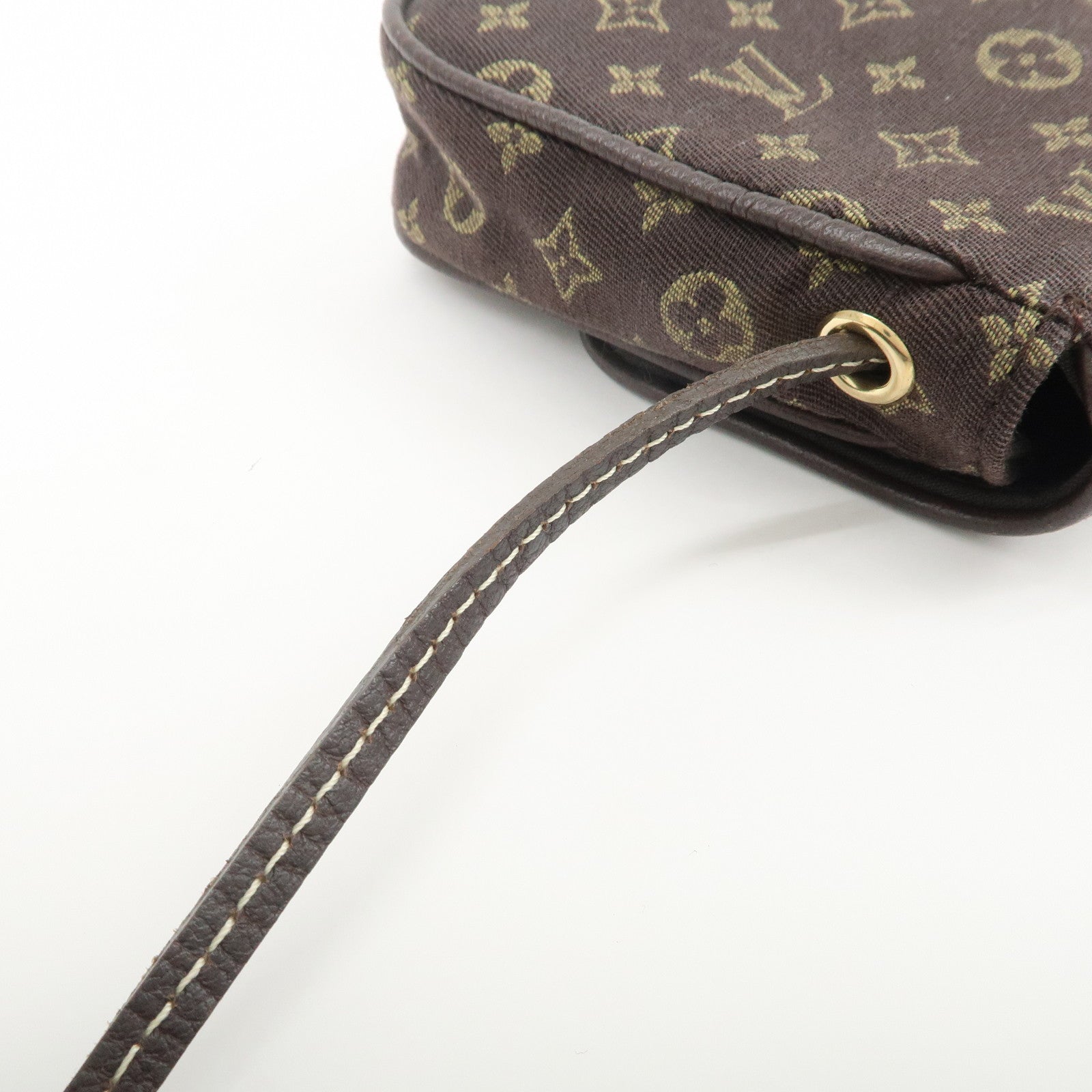 Louis Vuitton Monogram Mini Lin Pochette Cancun Ebene M95313