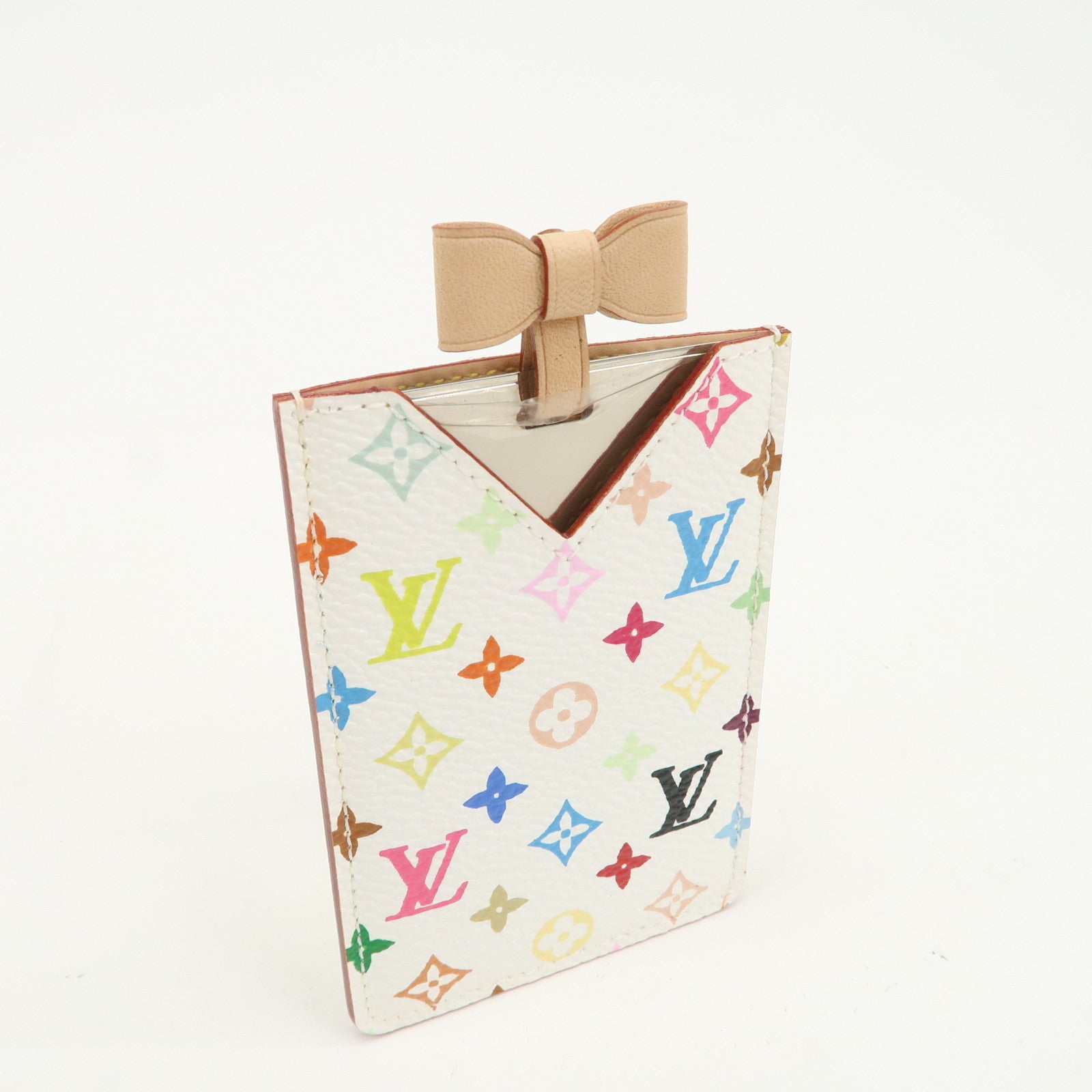 Louis Vuitton Monogram Etui Miroir Multicolor Blanc M92651