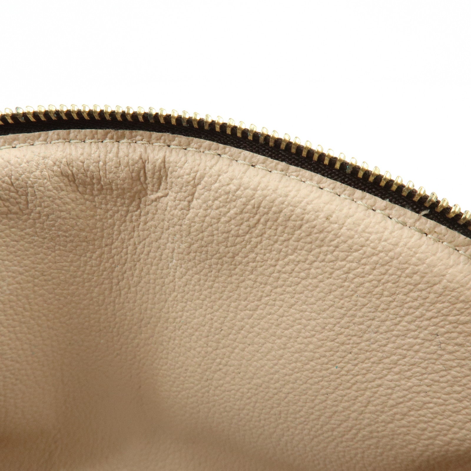 Louis Vuitton Monogram Pochette Cosmetic PM Pouch Brown M47515
