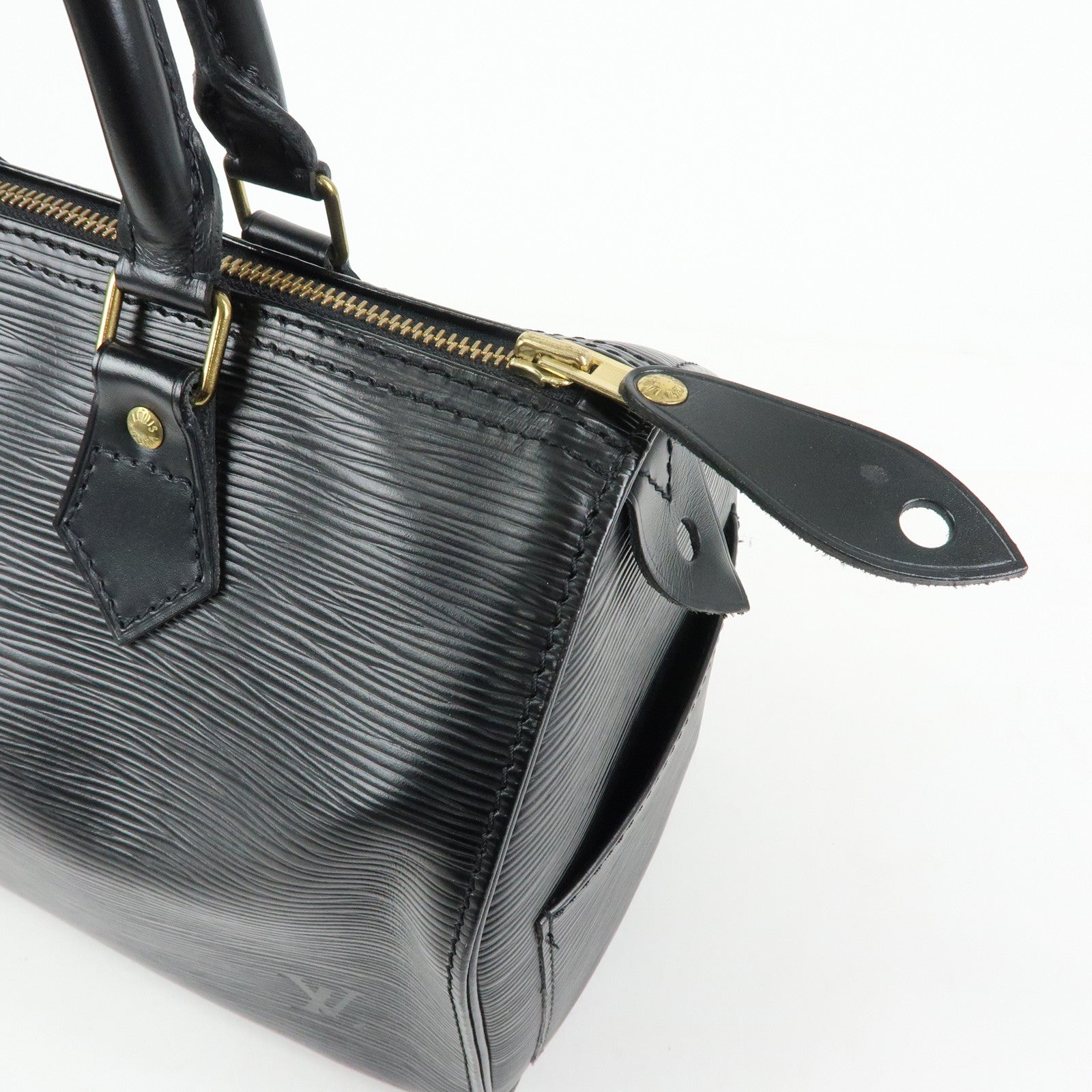 Louis Vuitton Epi Leather Speedy 25 Hand Bag Boston Bag Noir M59032