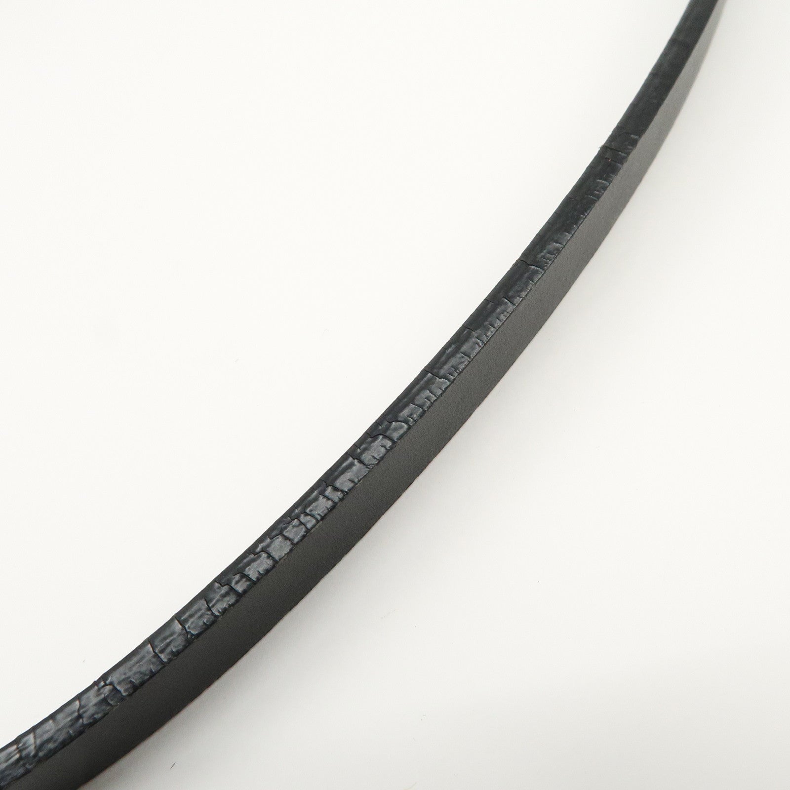 FENDI Zucchino Canvas Leather Shoulder Bag Black 266360 Used