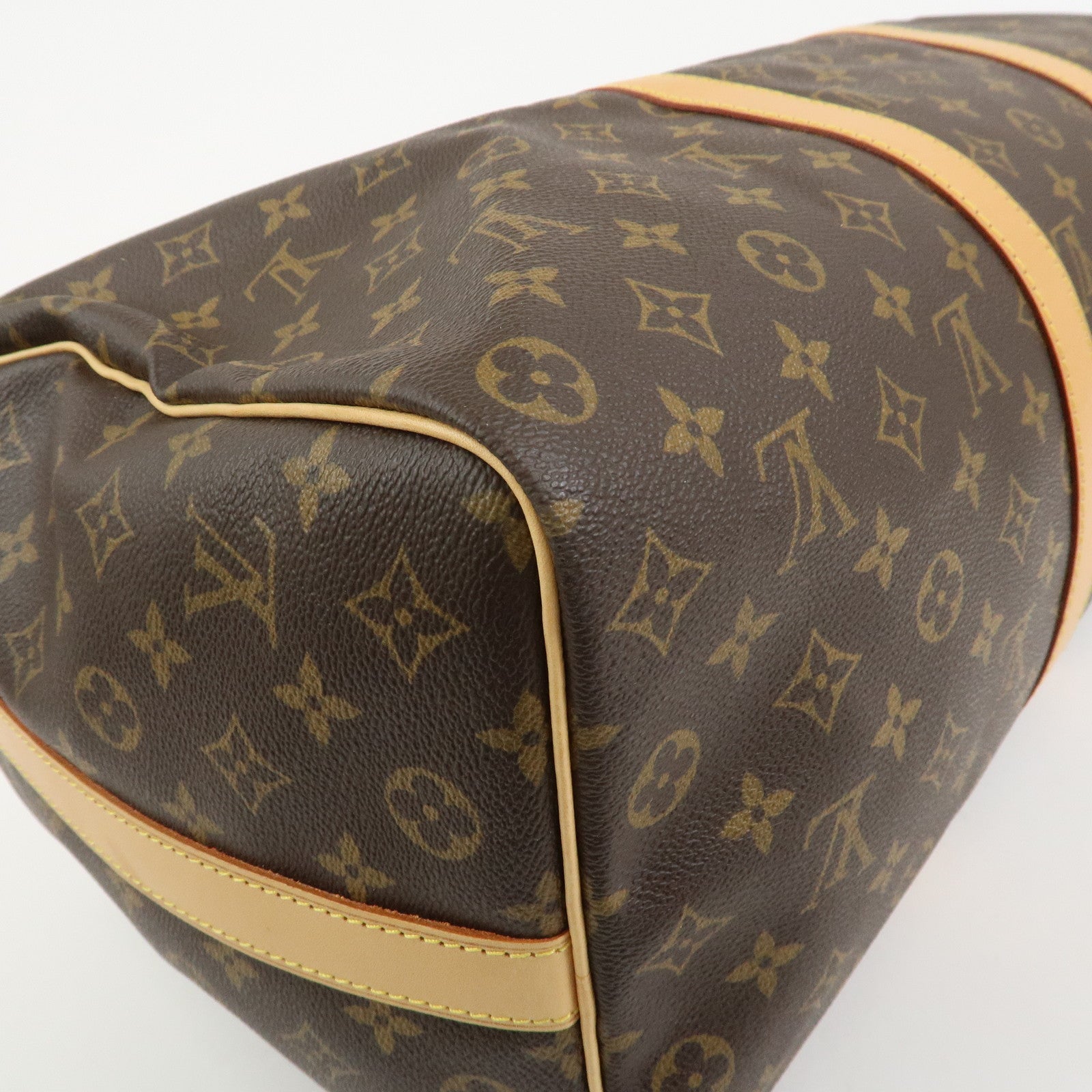 Louis Vuitton Monogram Keep All 50 Bandouliere Boston Bag M41416