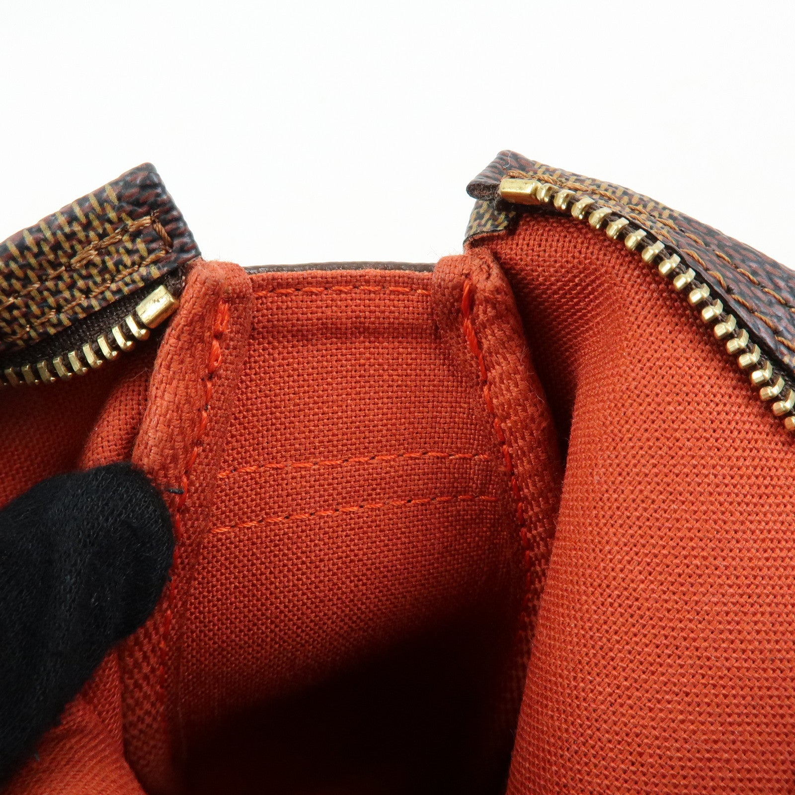 Louis Vuitton Damier Trousse Makeup Accessory Pouch Brown N51982