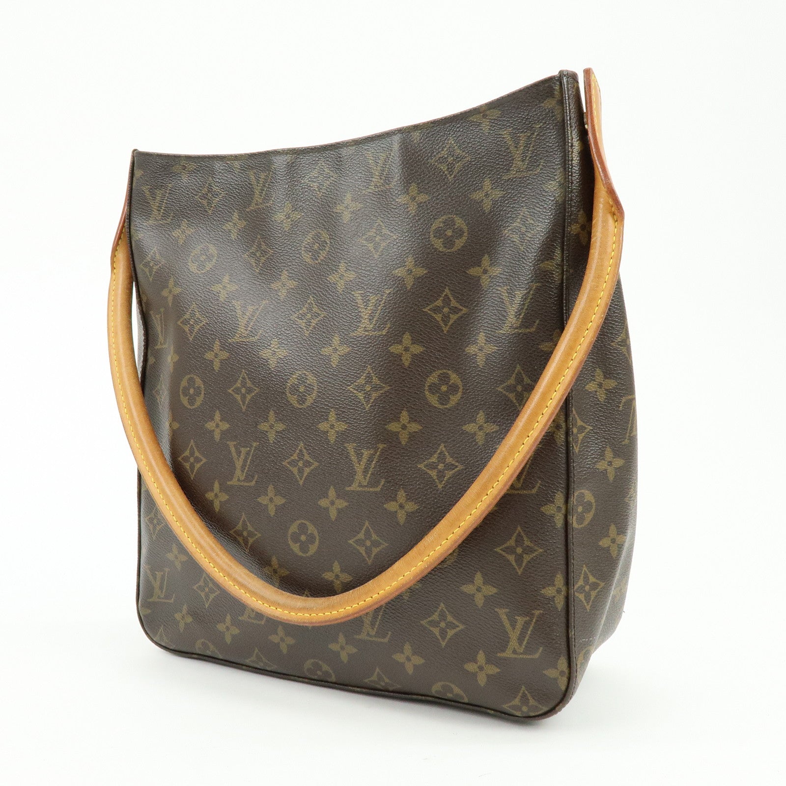 Louis Vuitton Monogram Looping GM Shoulder Bag Brown M51145