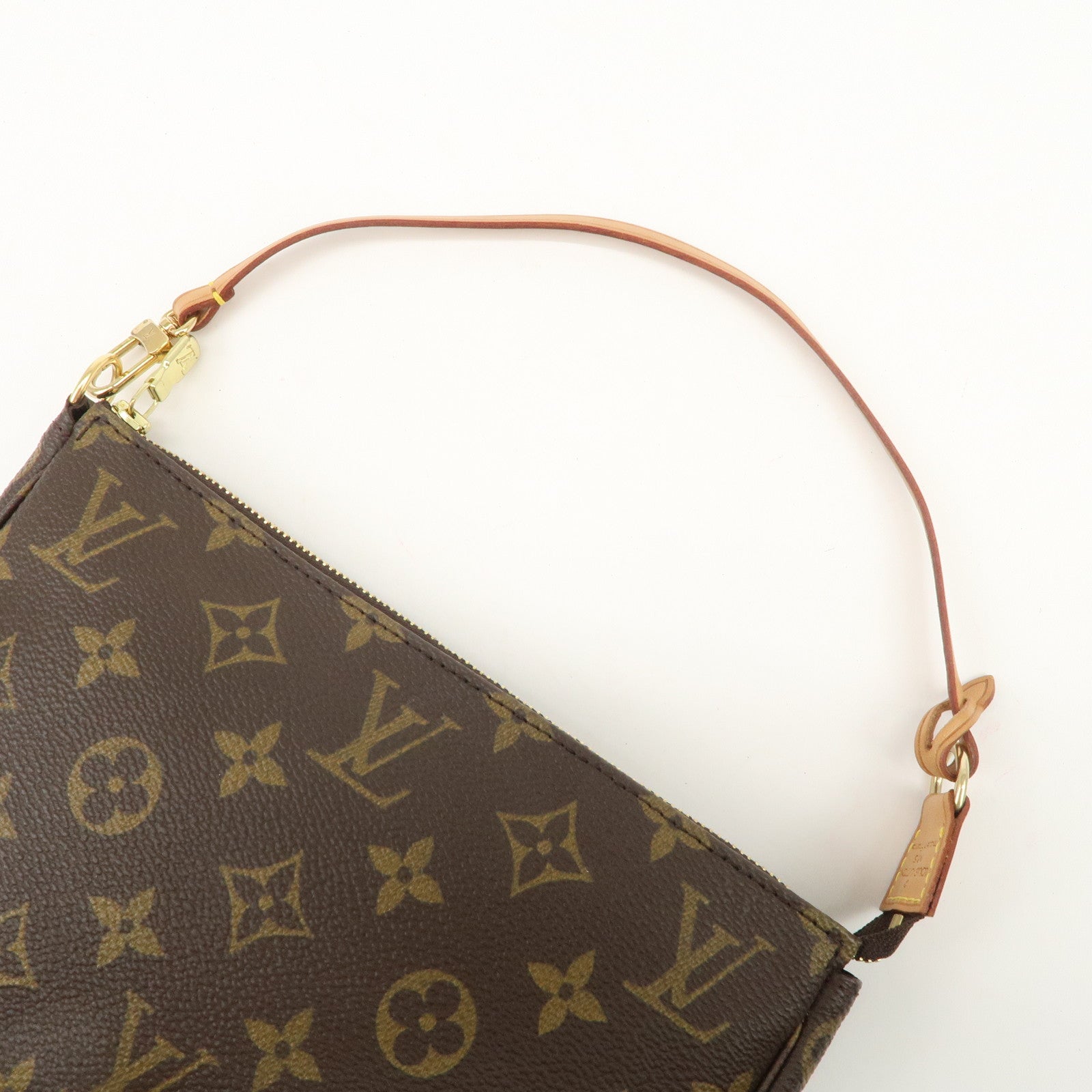 Louis Vuitton Monogram Pochette Accessoires Hand Bag Brown M51980