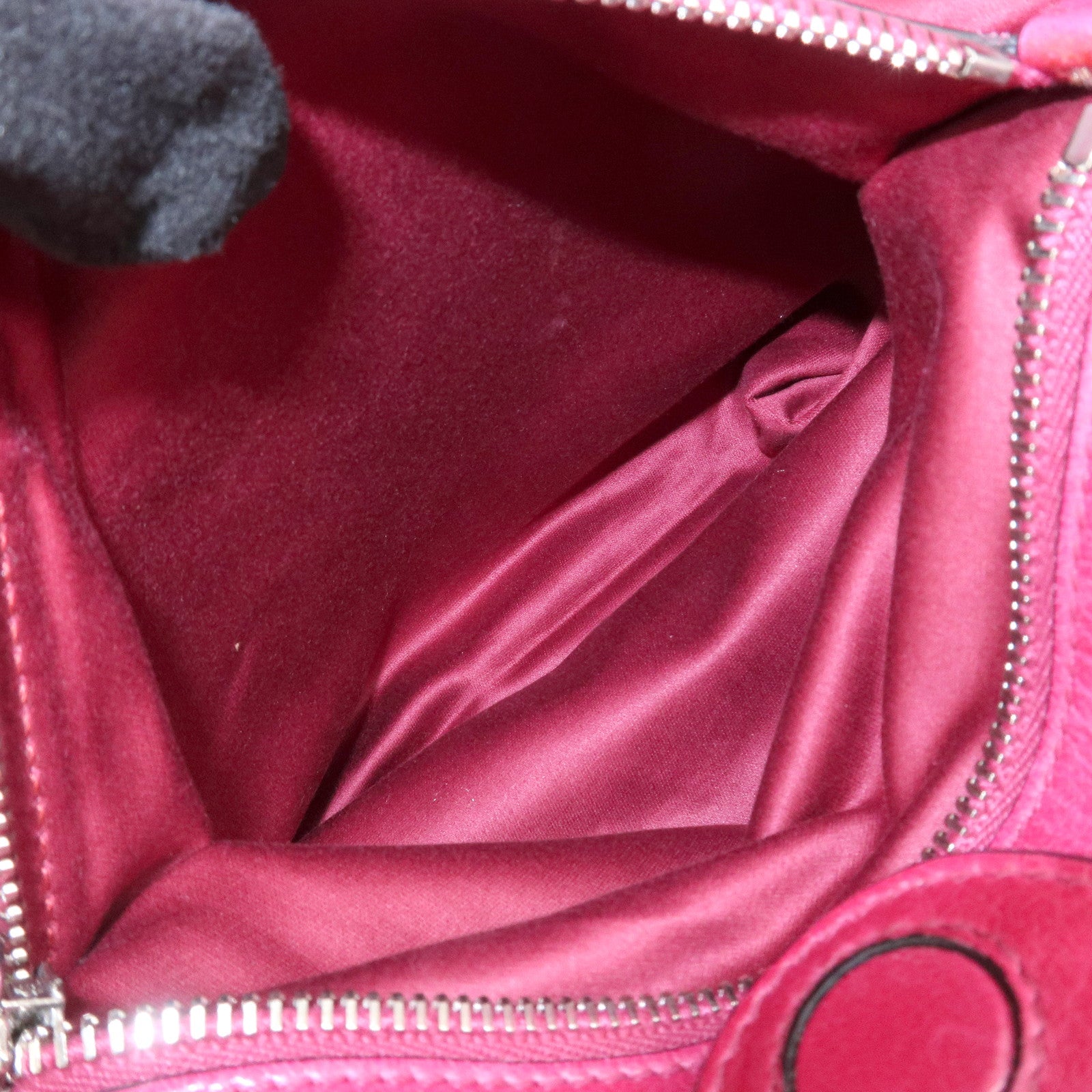 MIU MIU Logo 2Way Bag Hand Bag Shoulder Bag Pink